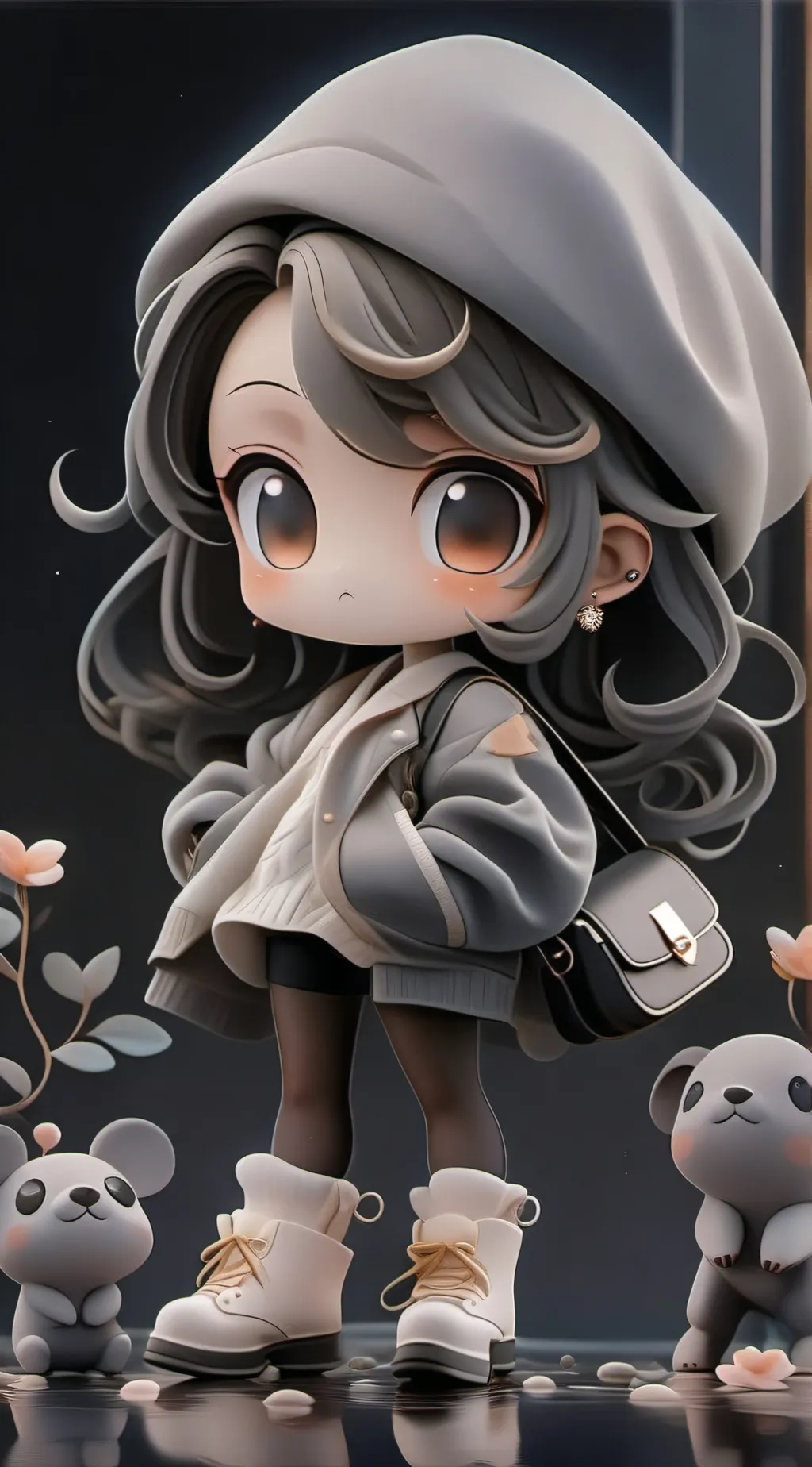 ai character: love story background