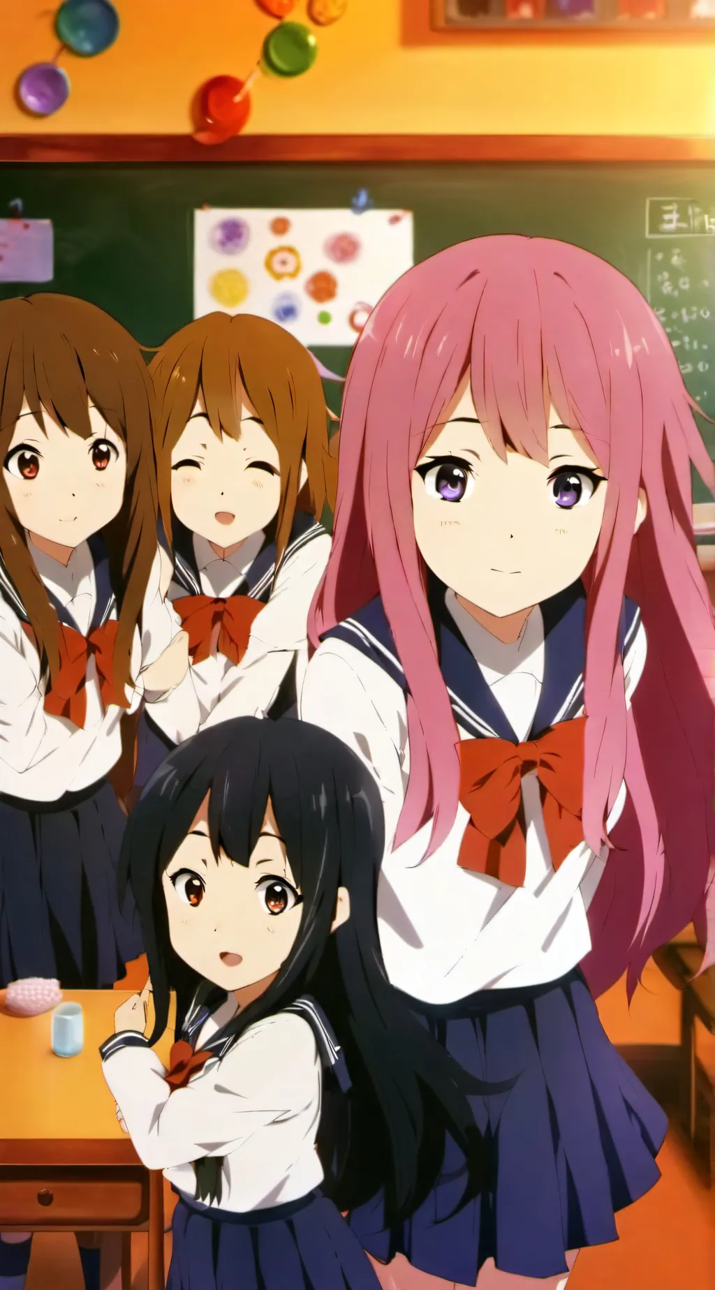 ai character: Ddlc school  background
