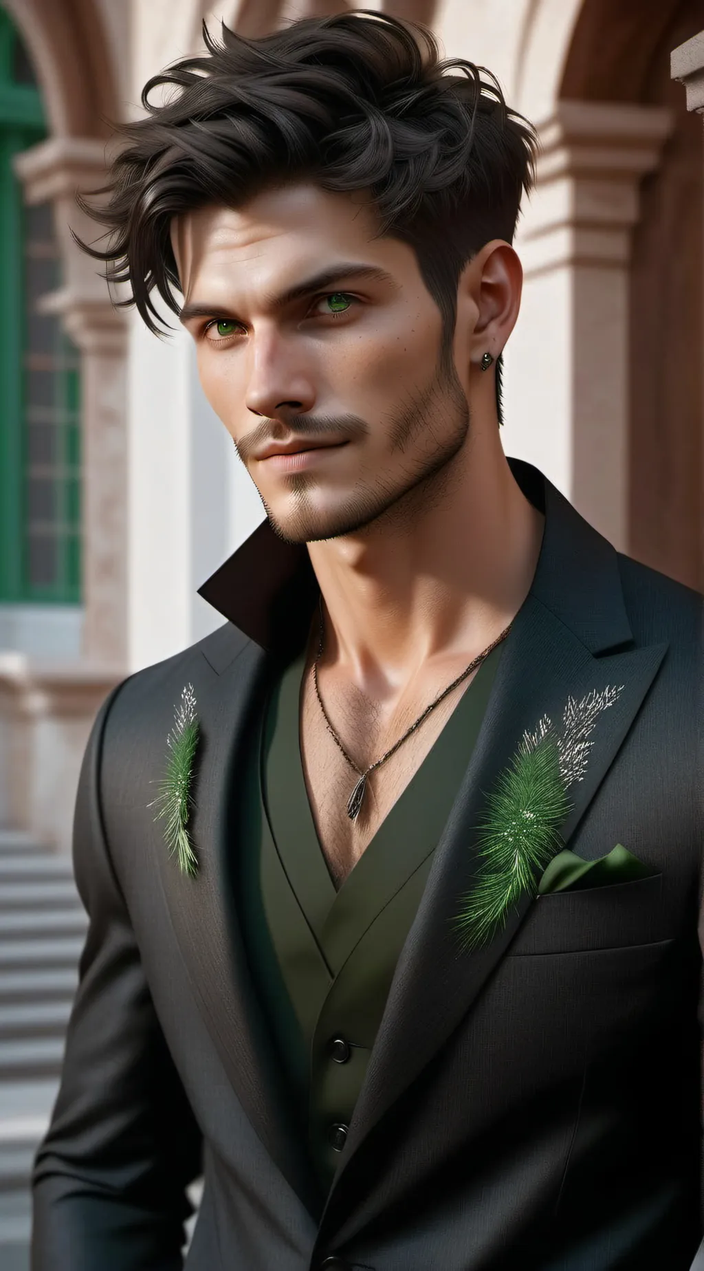 ai character: Valentino background