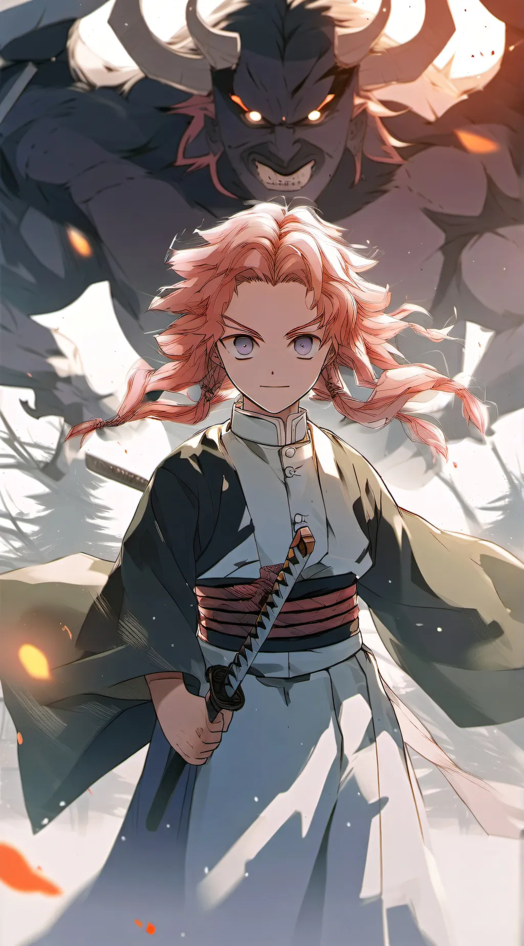 ai character: DEMONSLAYER🫶🏼 background