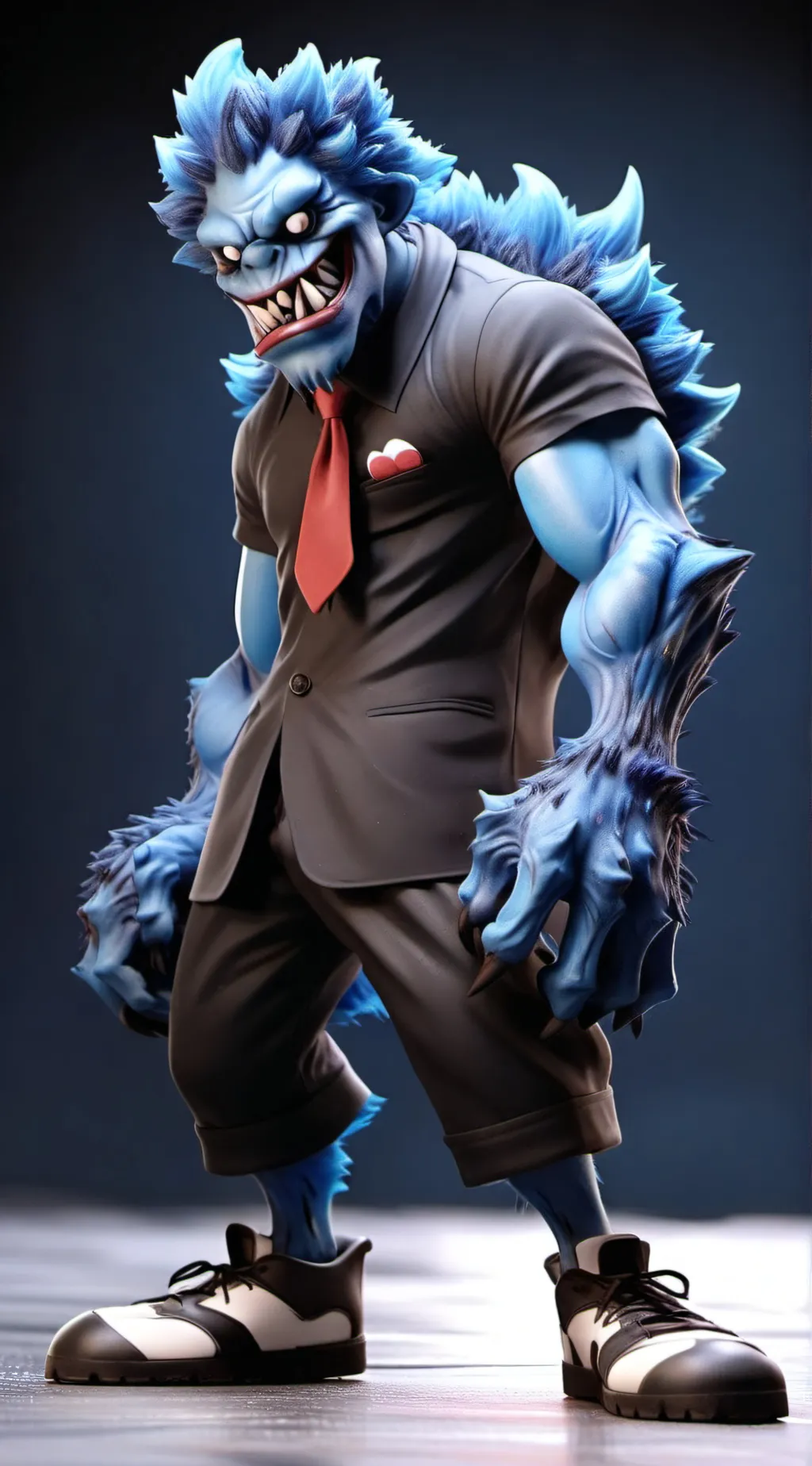 ai character: Huggy Wuggy background