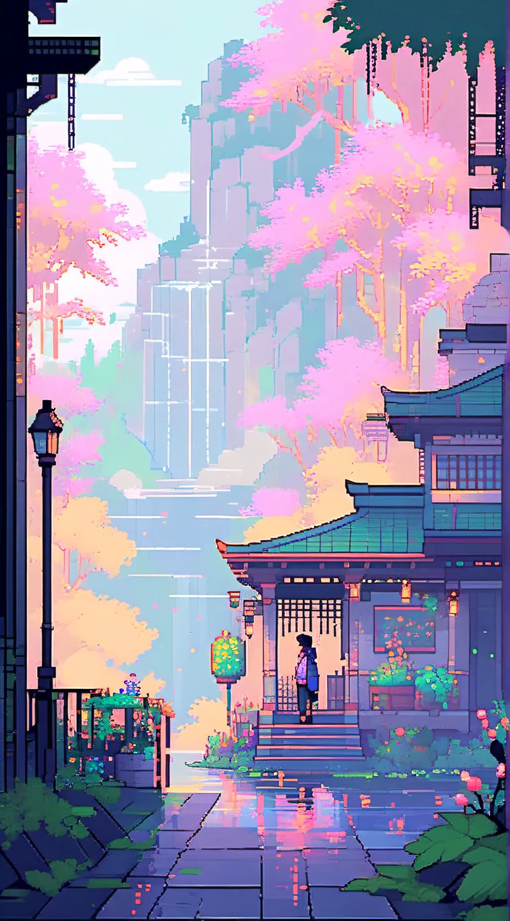 ai character: LAZADA background