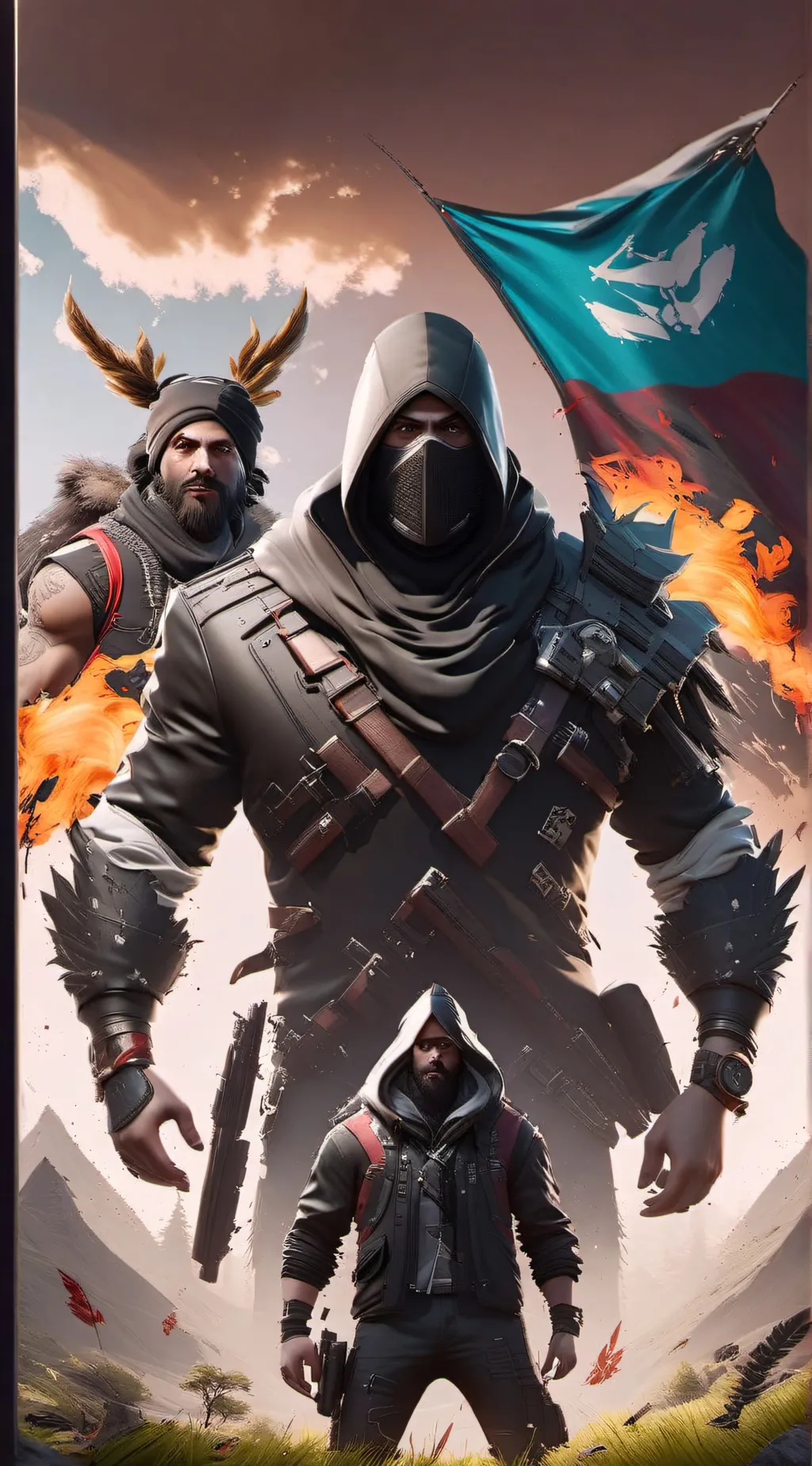 ai character: fortnite teams  background