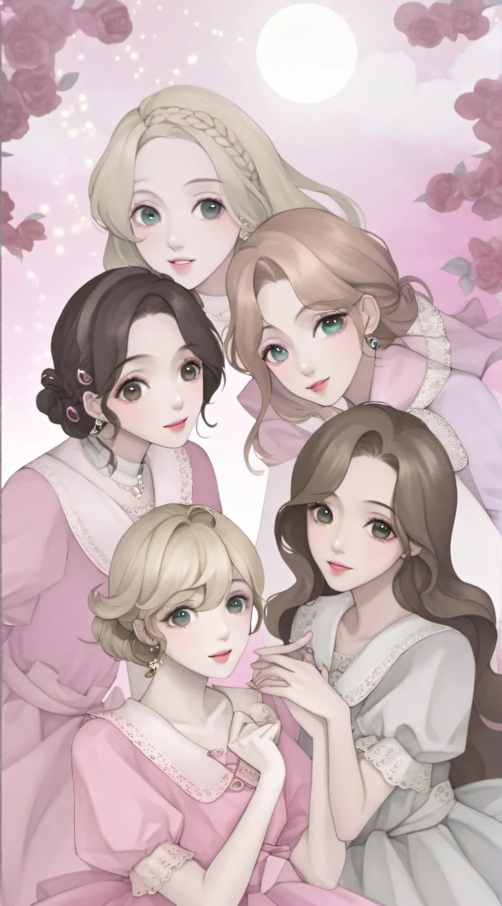 ai character: Girl’s friends background