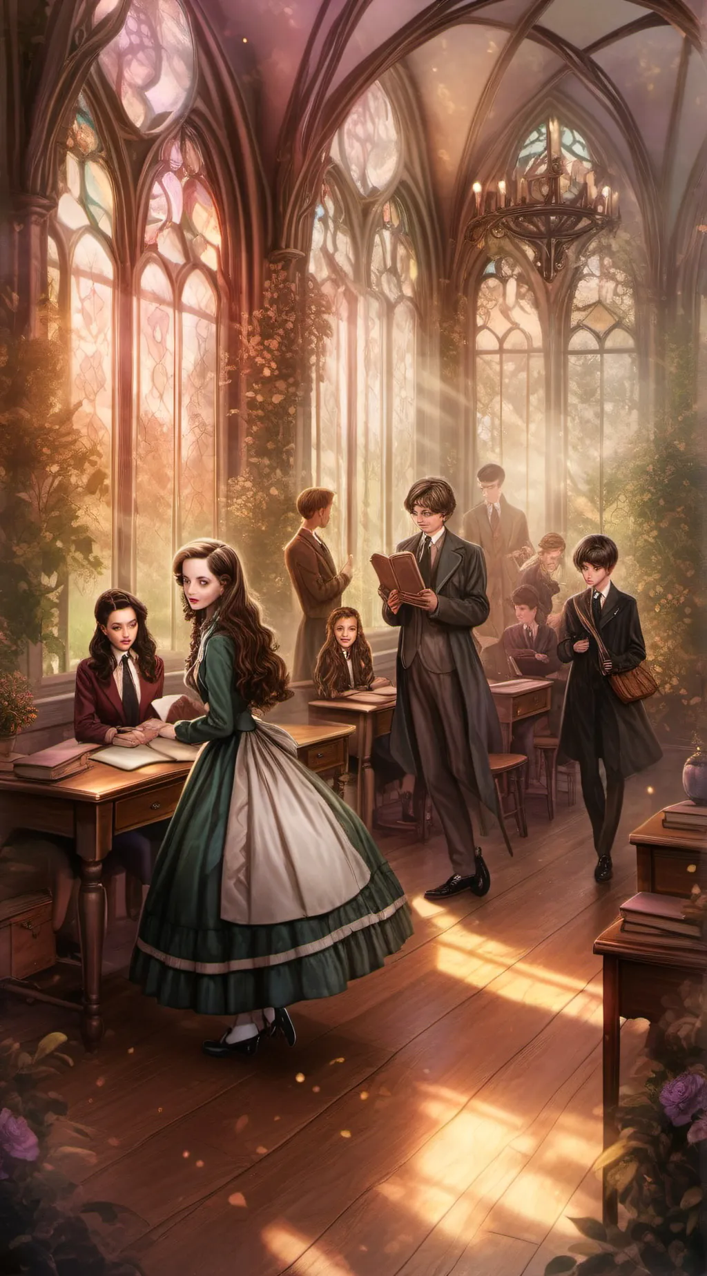 ai character: School  background