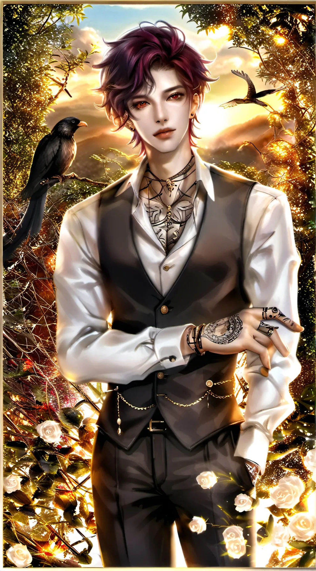 ai character: Leon background