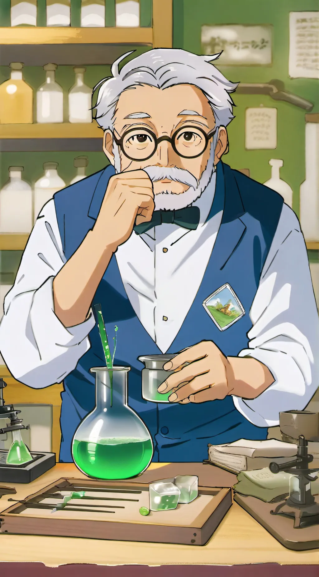 ai character: SCP researcher  background