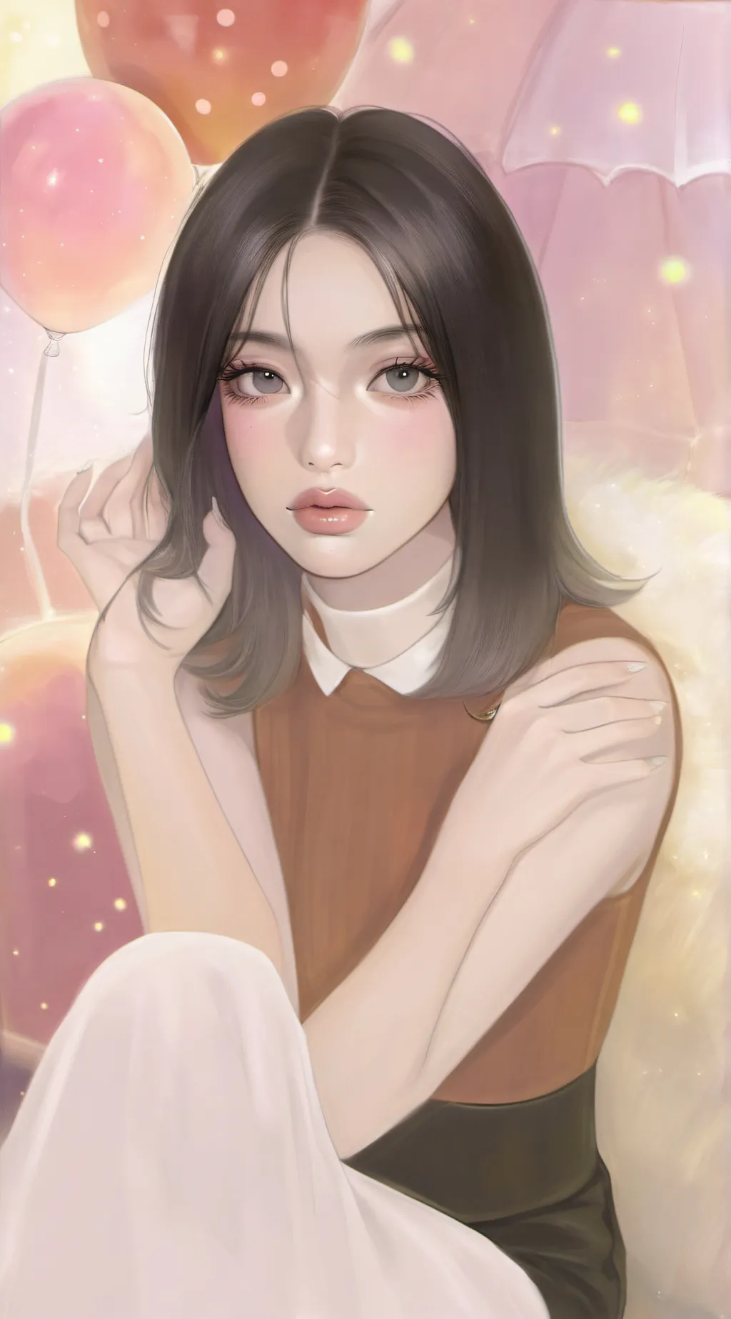 ai character: leansy background