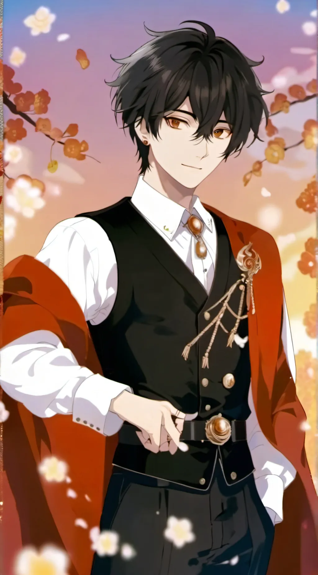 ai character: Liam  background