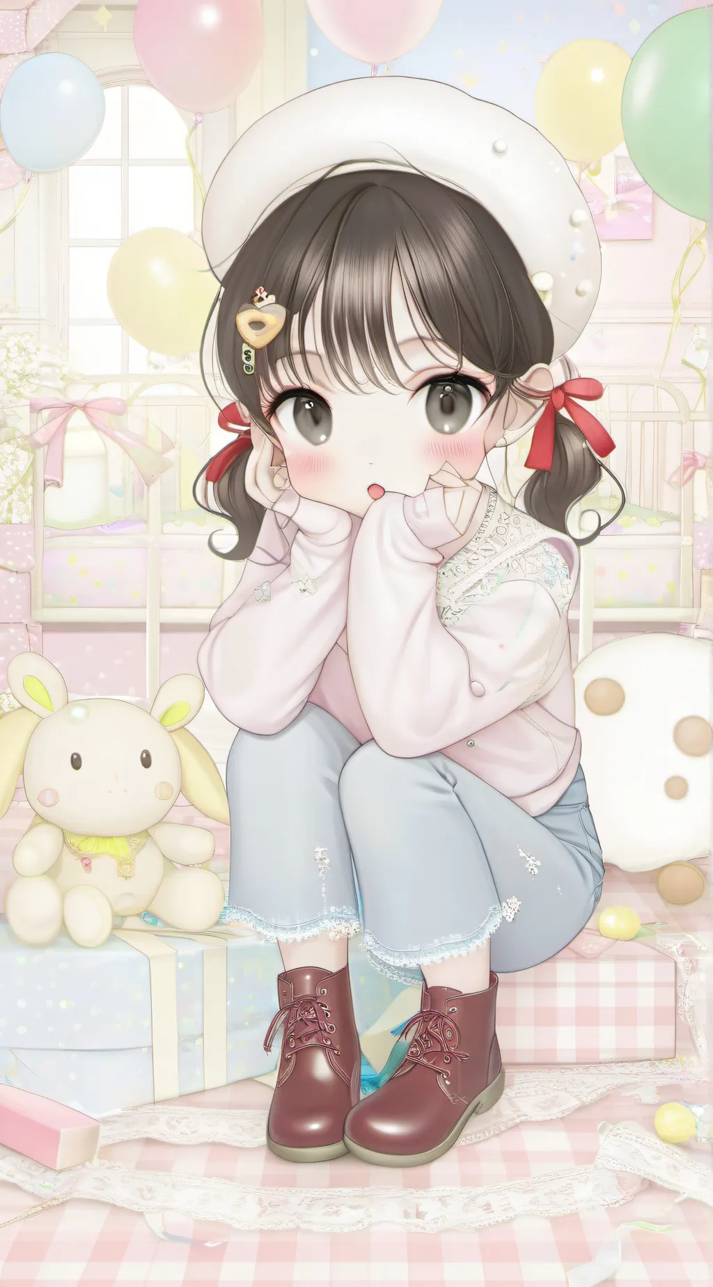 ai character: Lilly background