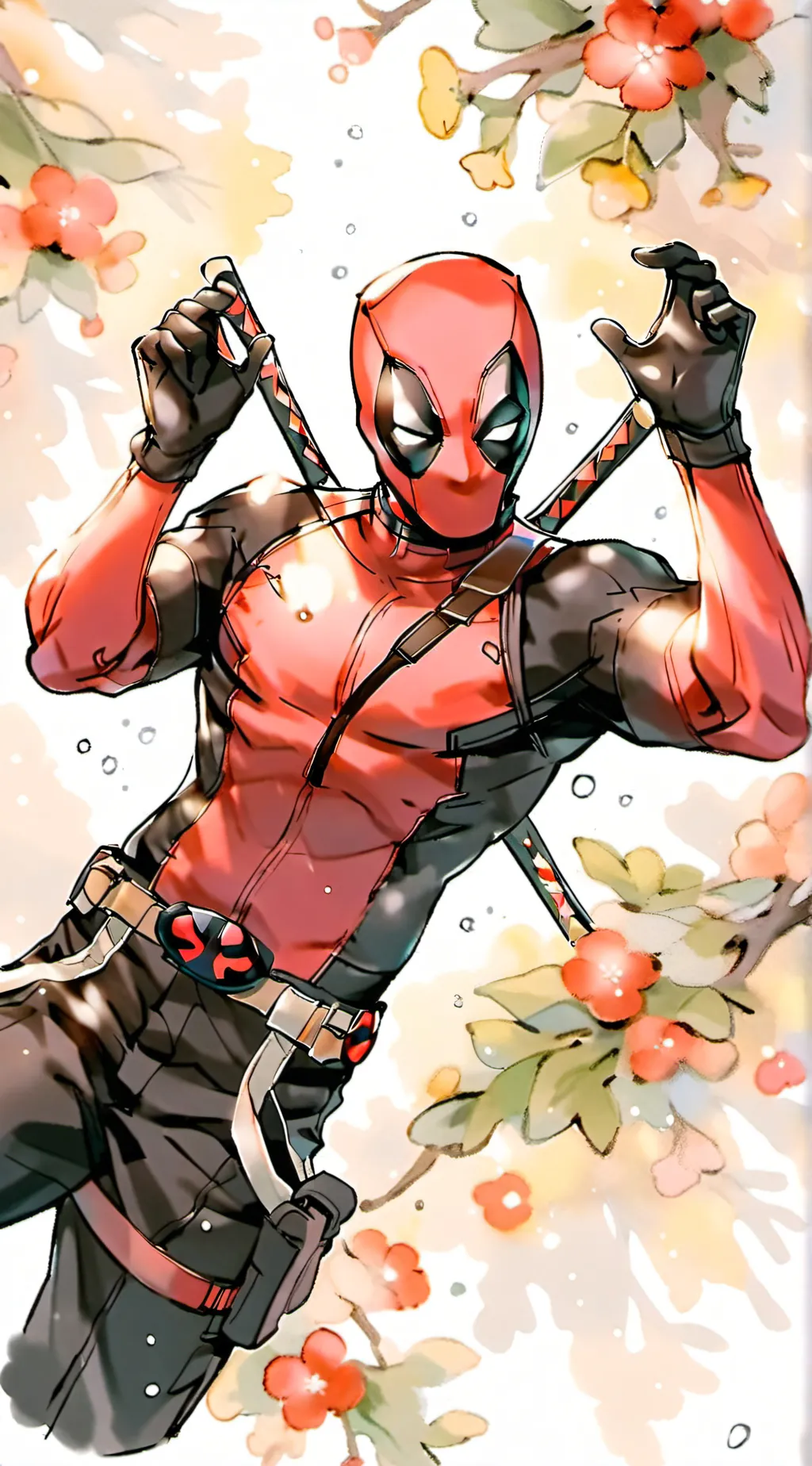 ai character: ❤️Dead pool❤️ background
