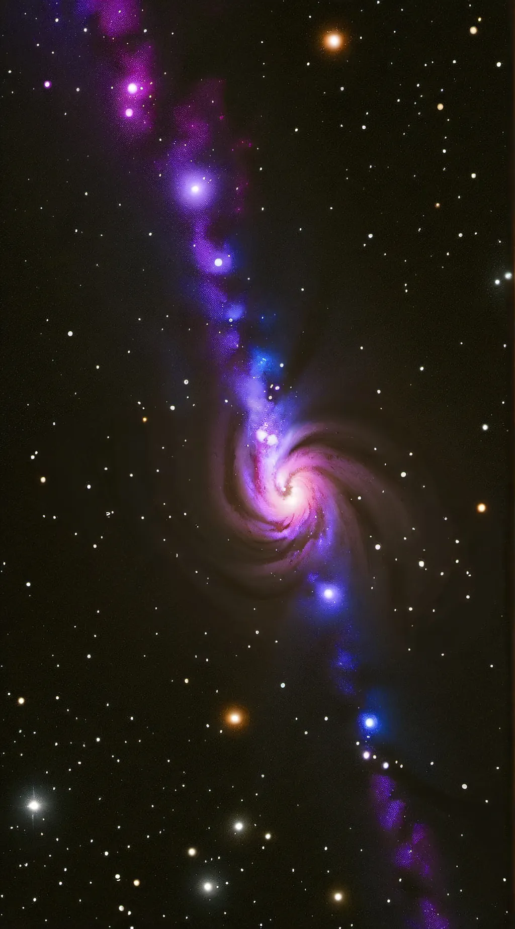 ai character: Galaxy background