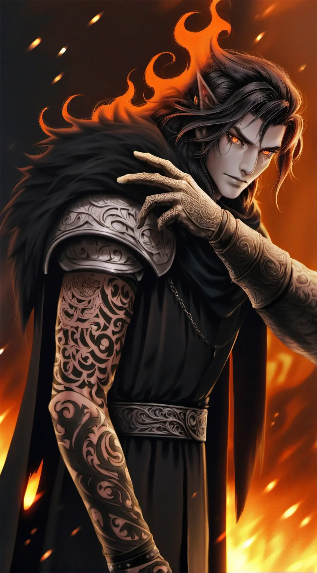 ai character: adam background