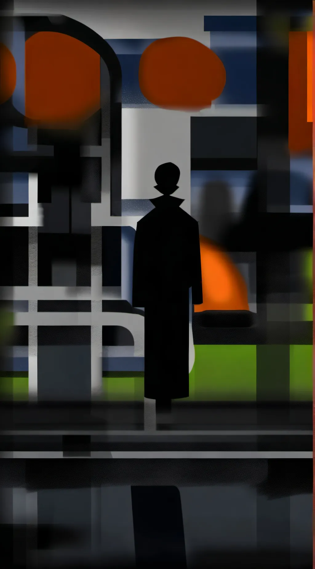 ai character: Nightmare tvman  background