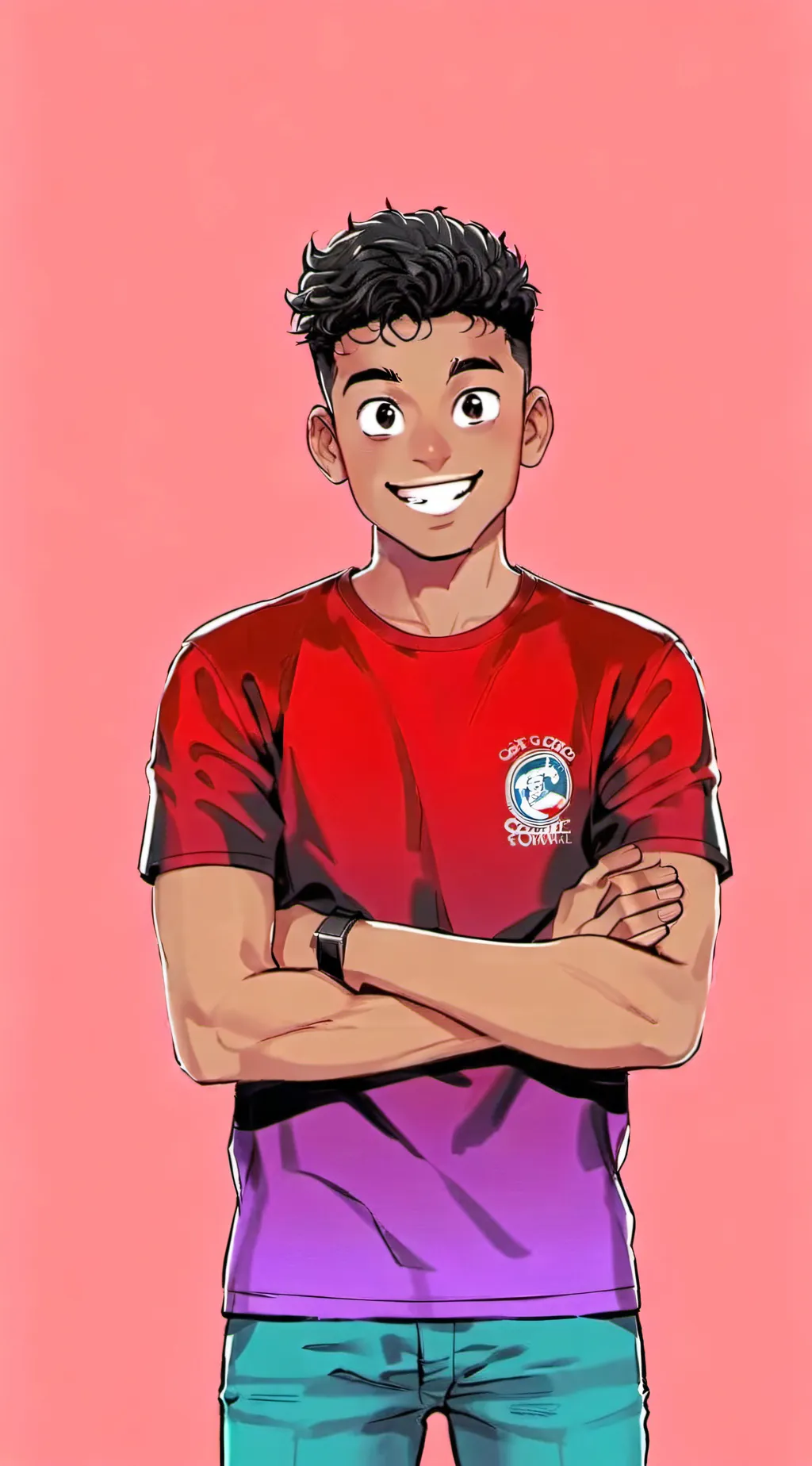 ai character: Alfredo Larin  background