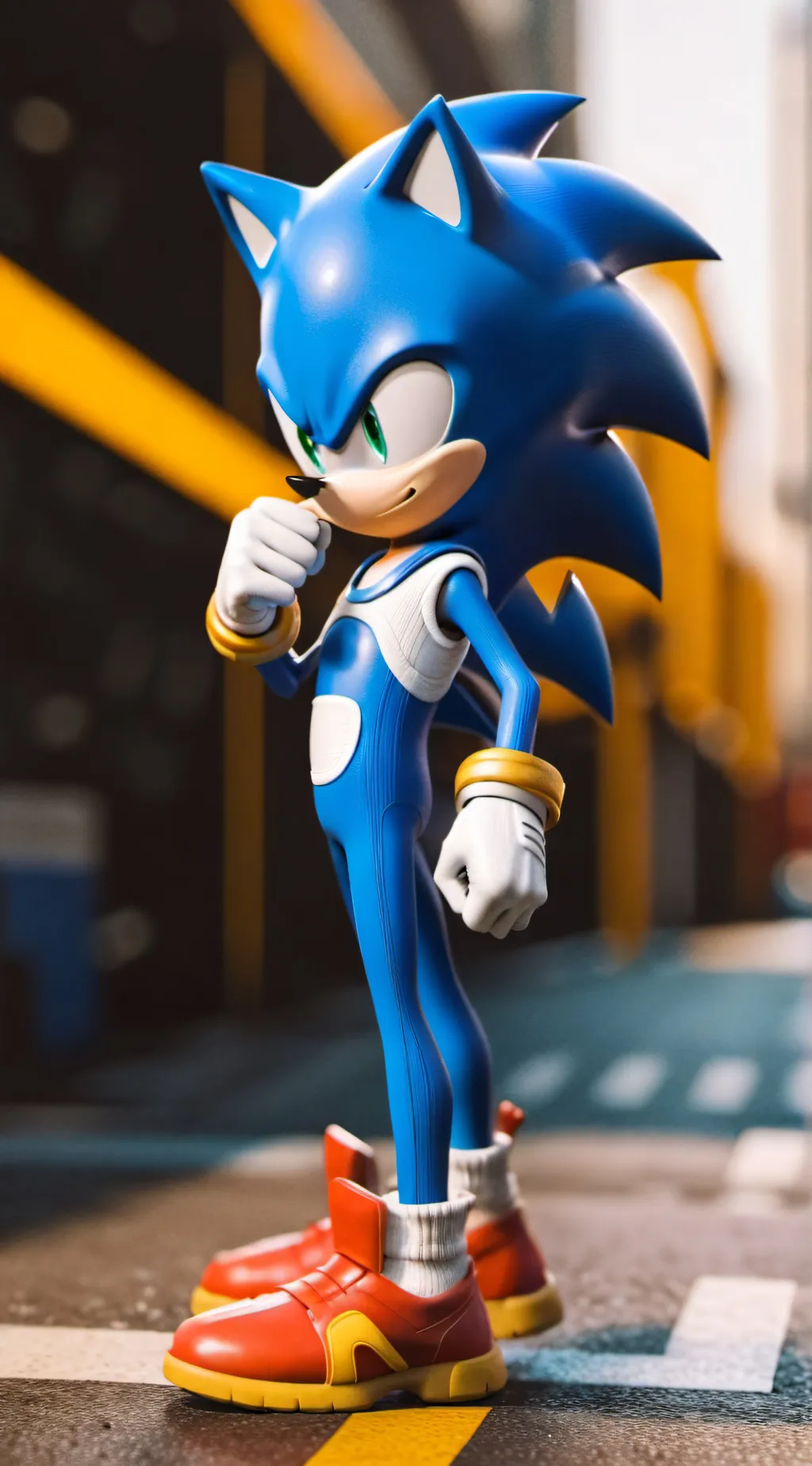 ai character: Sonic  background