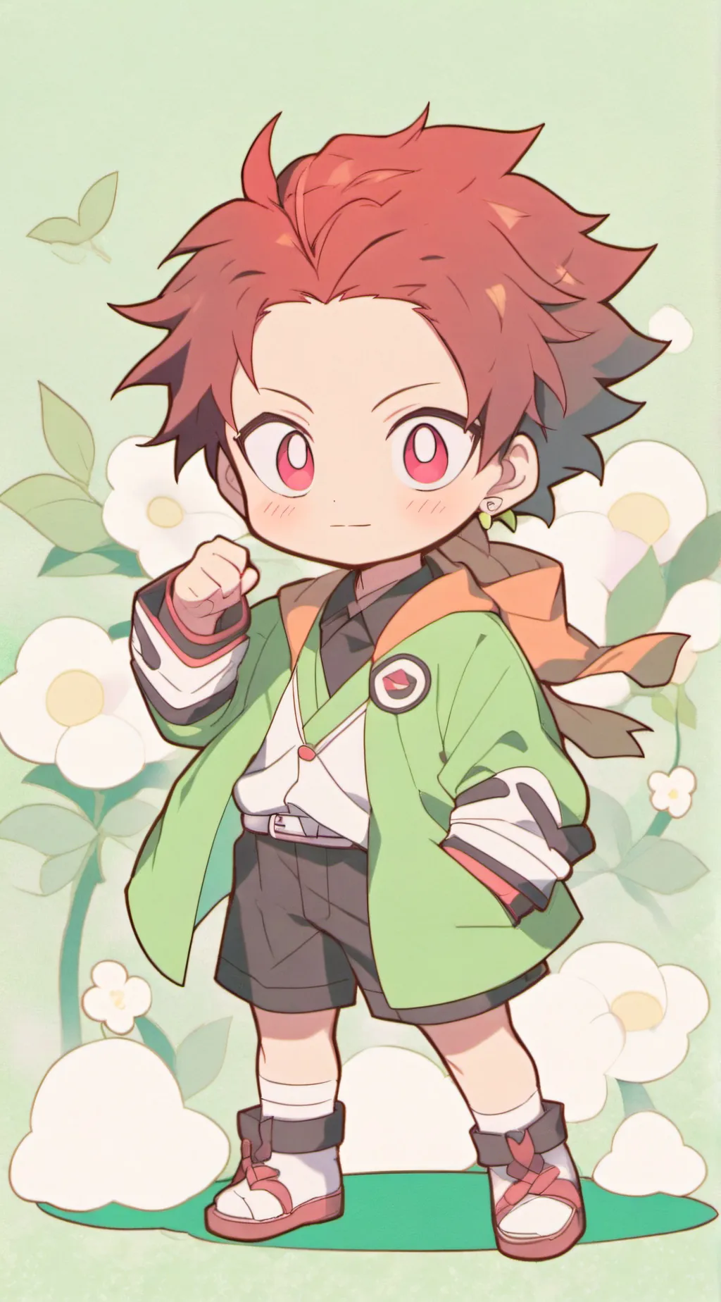 ai character: Ejiro Kirishima❦ background