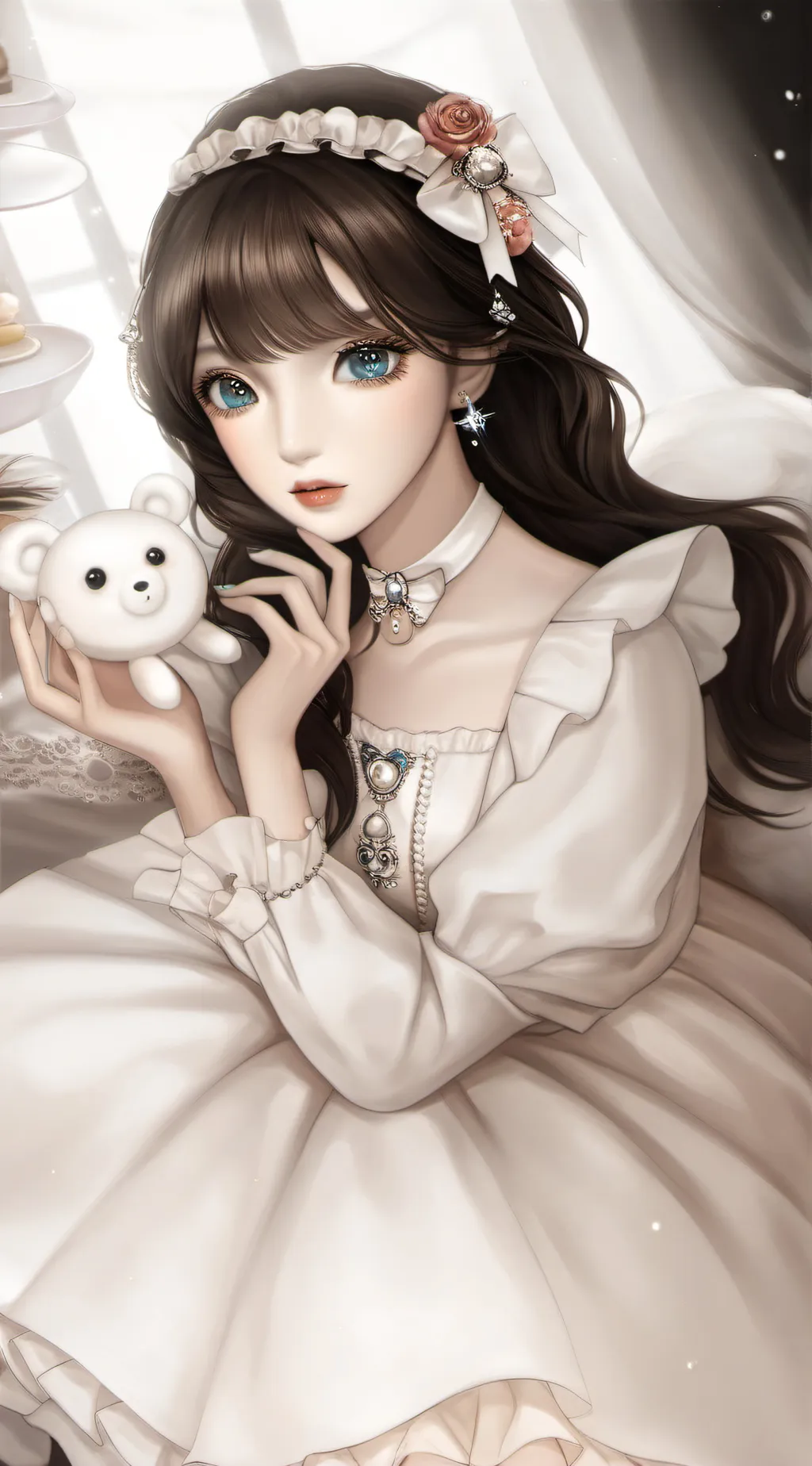 ai character: ♡ roisel background