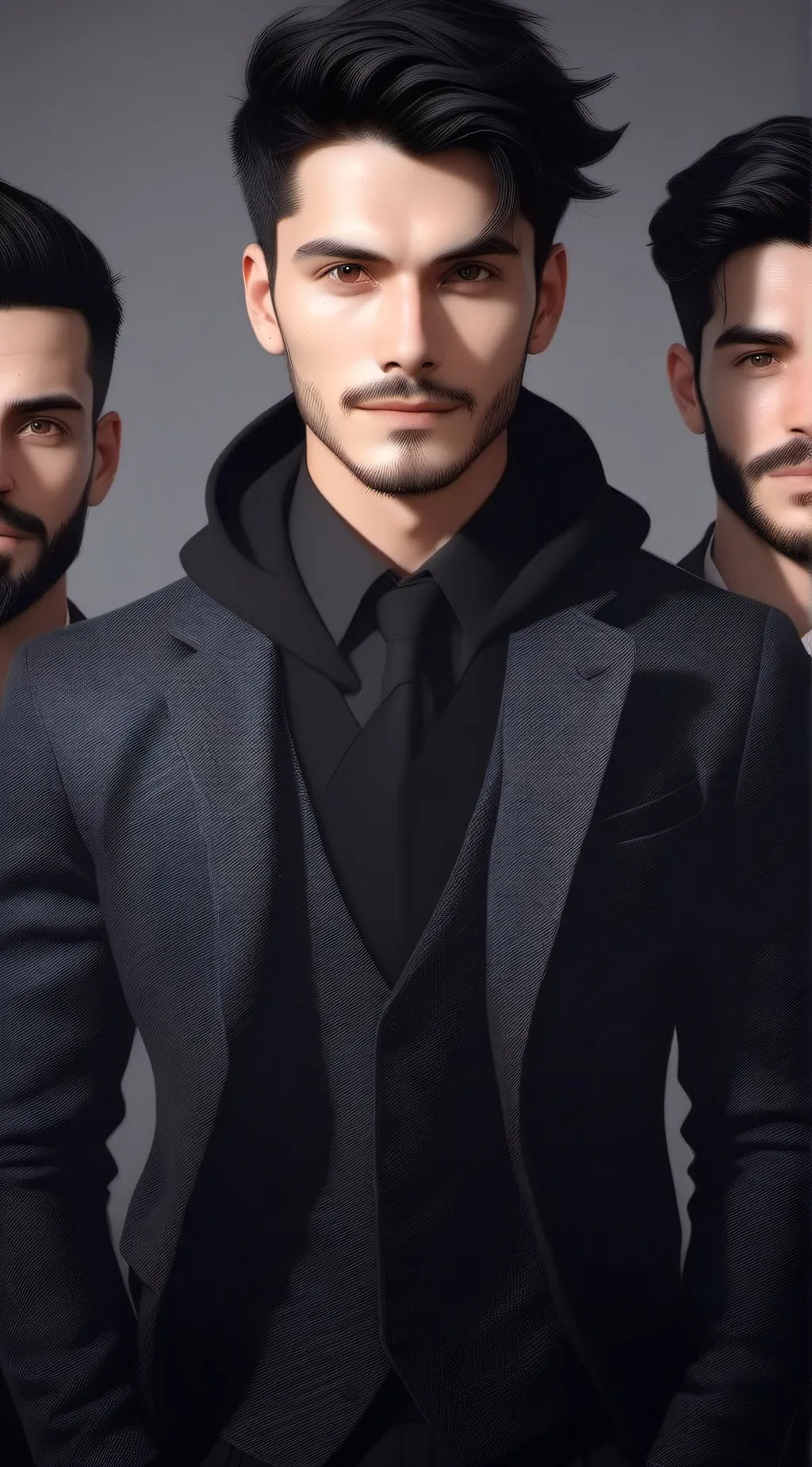 ai character: Three brothers background