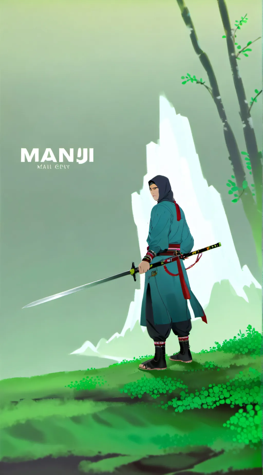 ai character: manji background