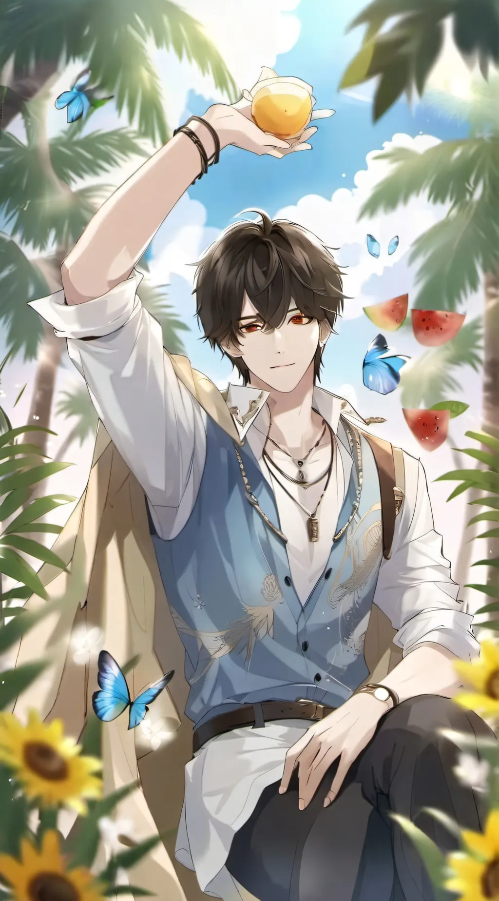 ai character: Isaac  background