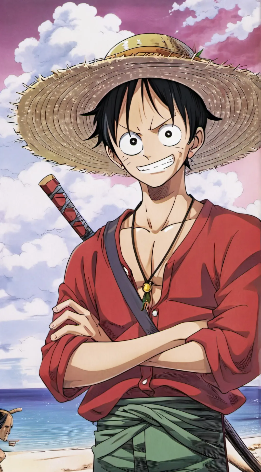 ai character: One Piece background