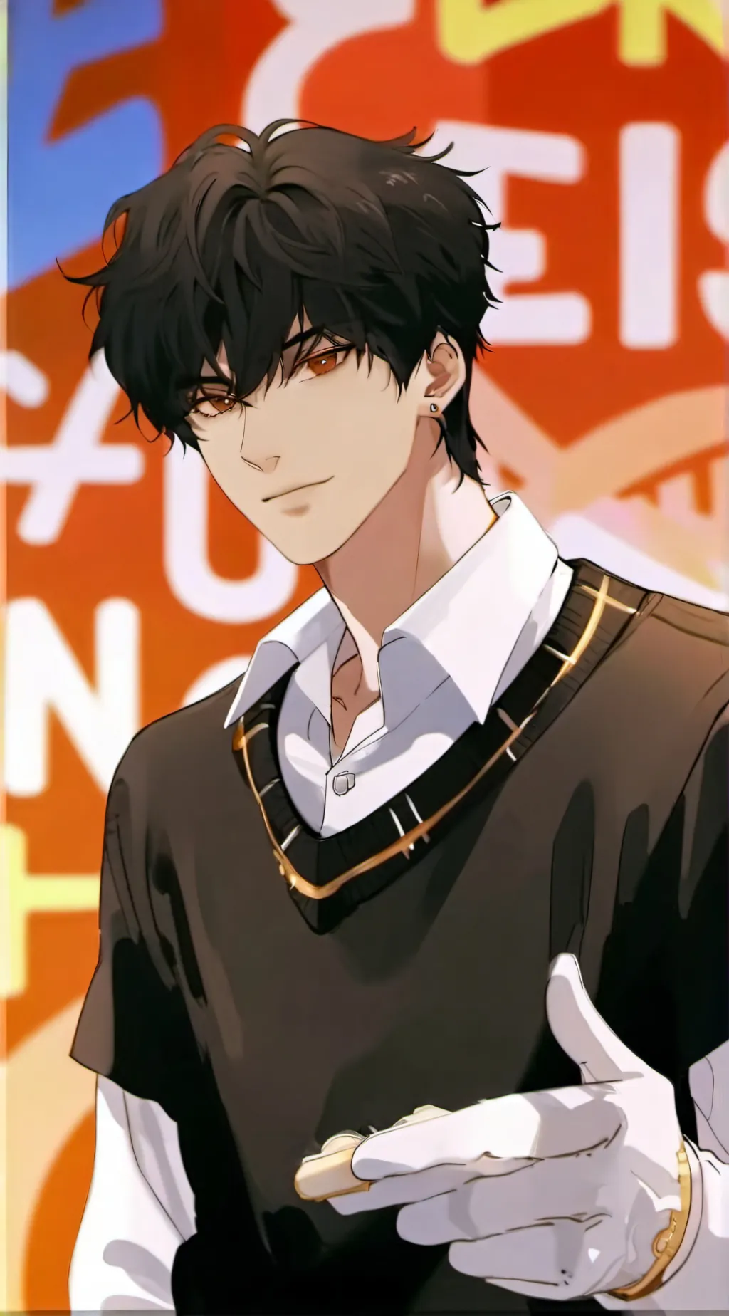 ai character: mark background