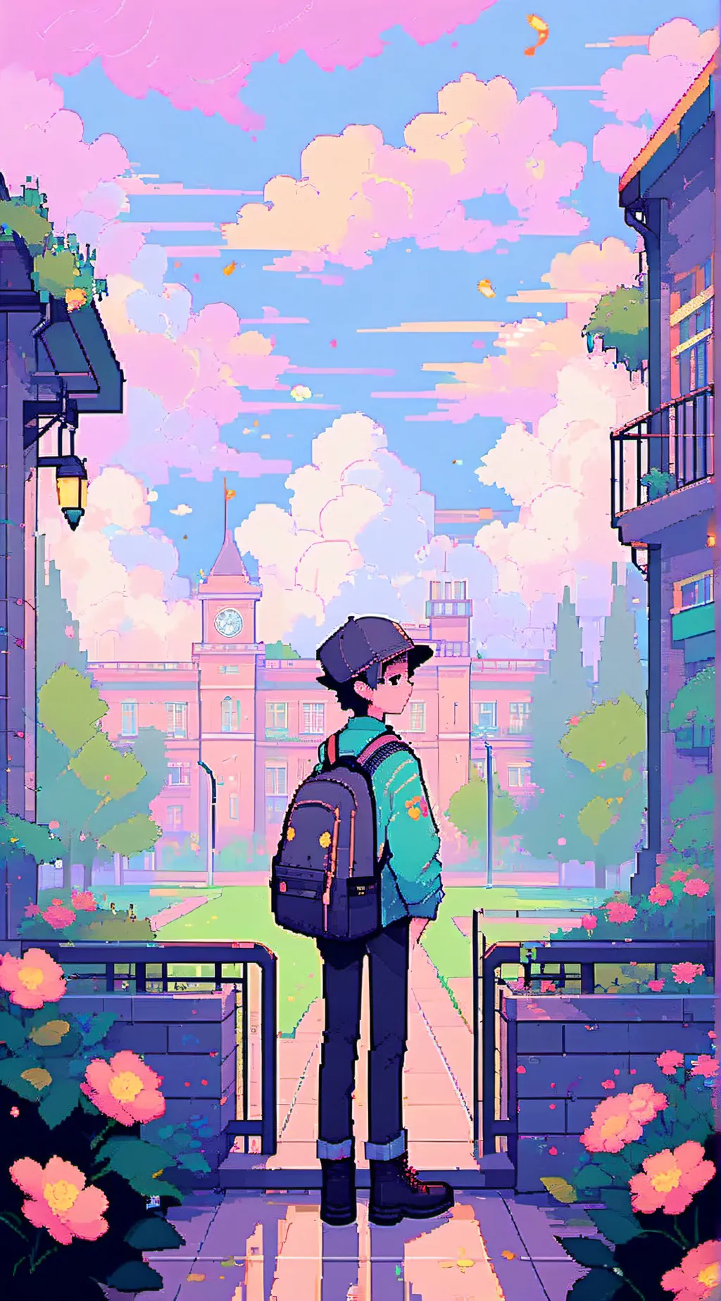 ai character: †✨Magic School✨† background