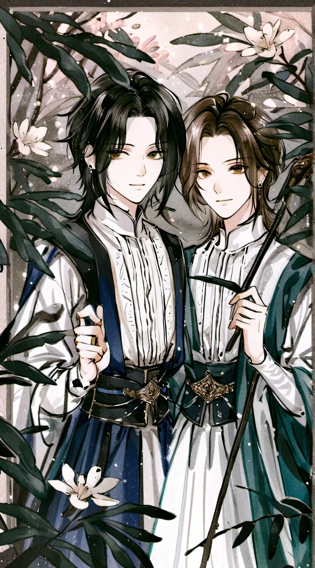 ai character: Miro et kuro background
