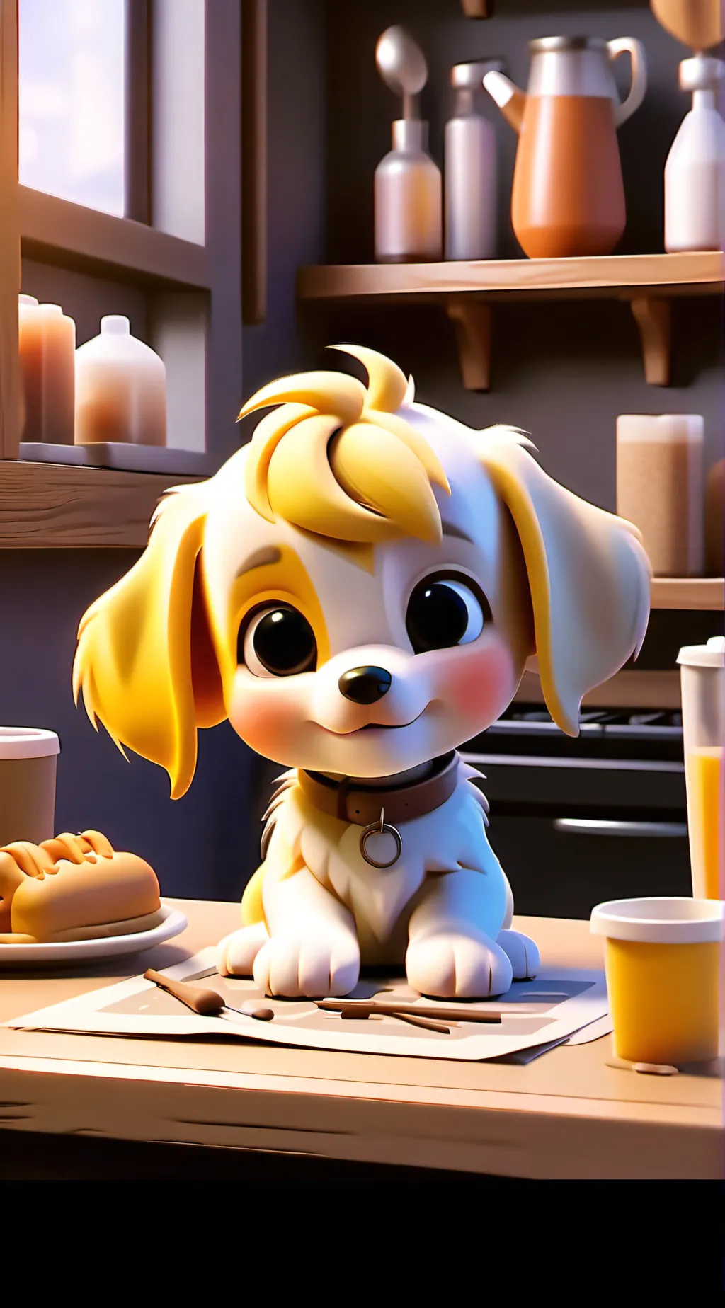 ai character: Chikn and chee background