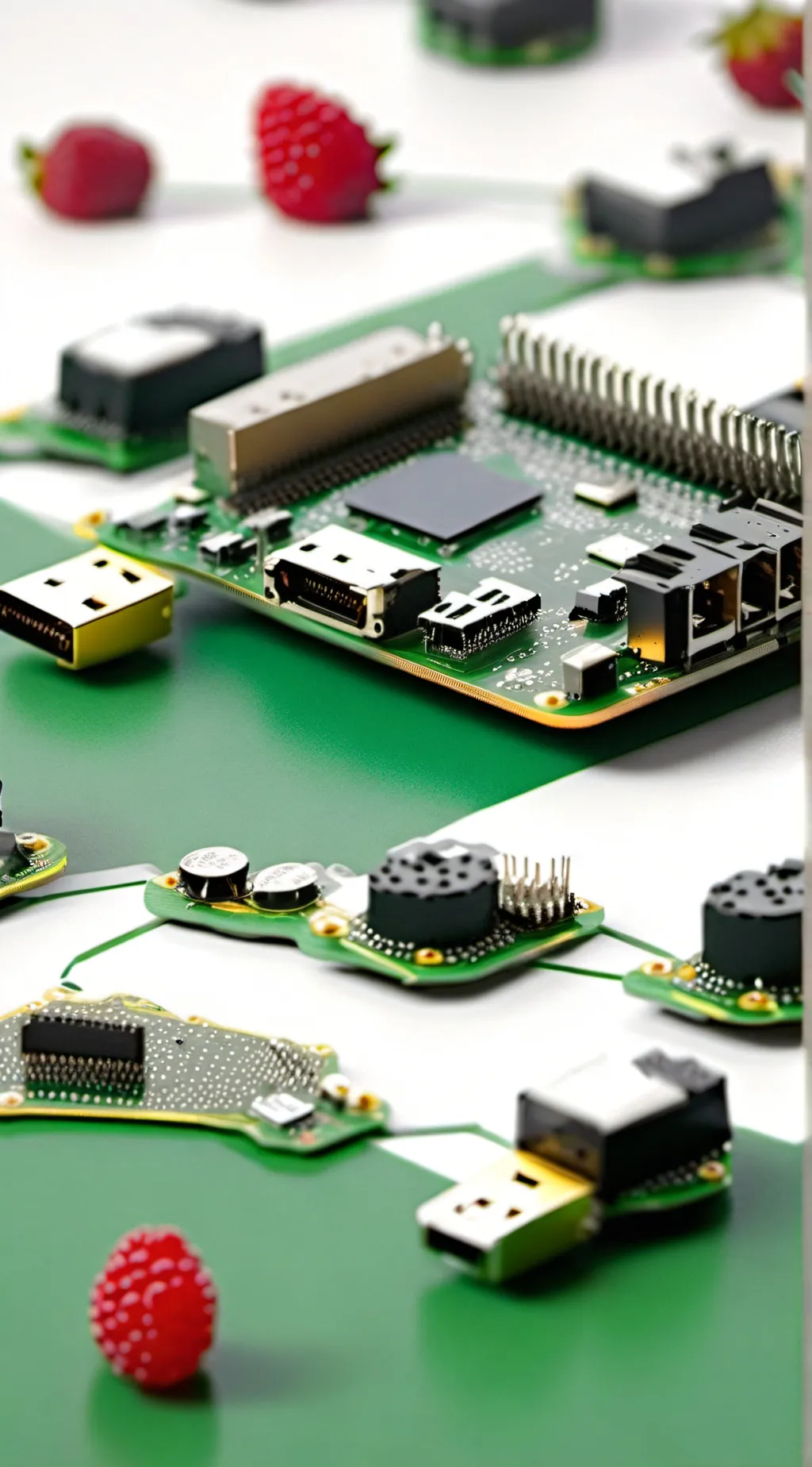 ai character: Raspberry Pi 3 B background