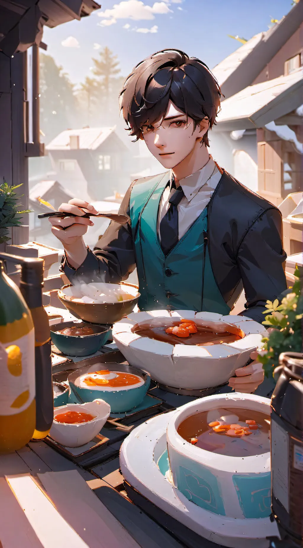ai character: siner background