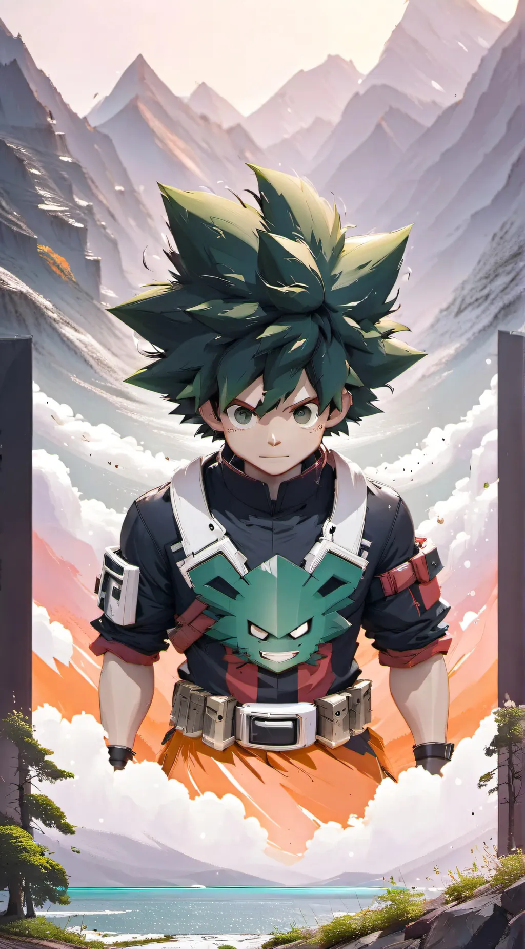 ai character: mha(❌mineta) background