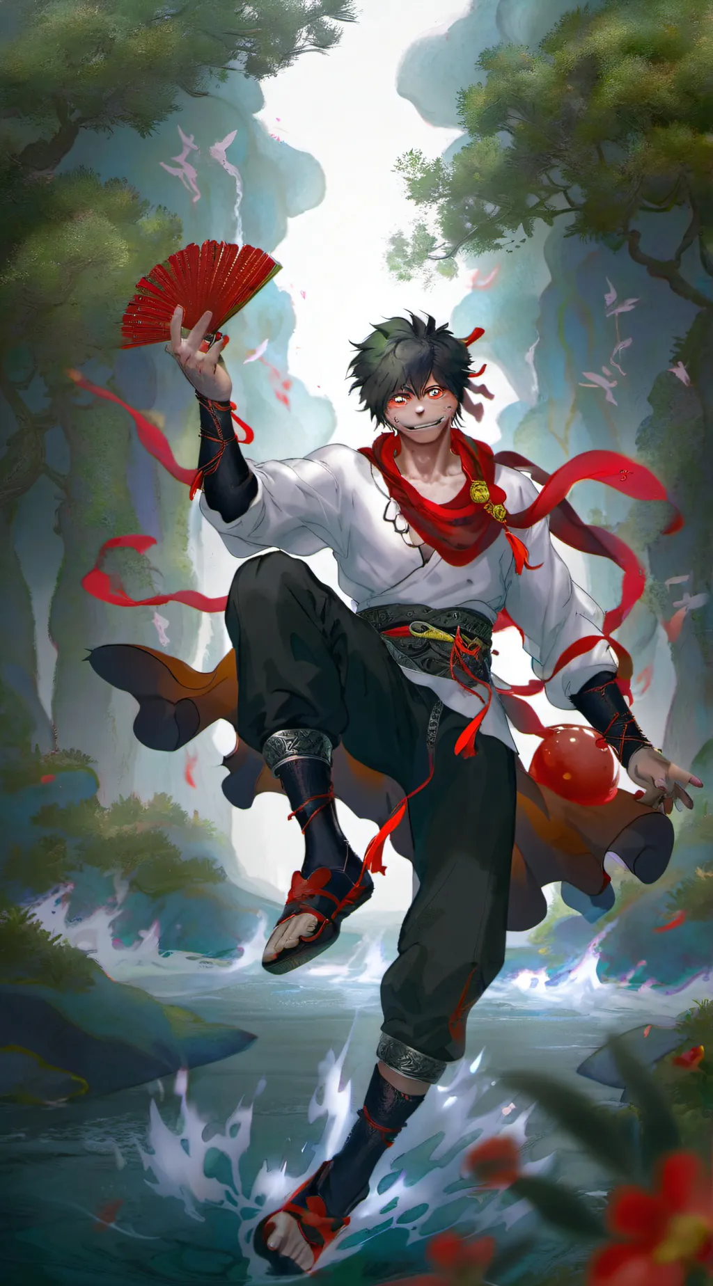 ai character: Dabi background