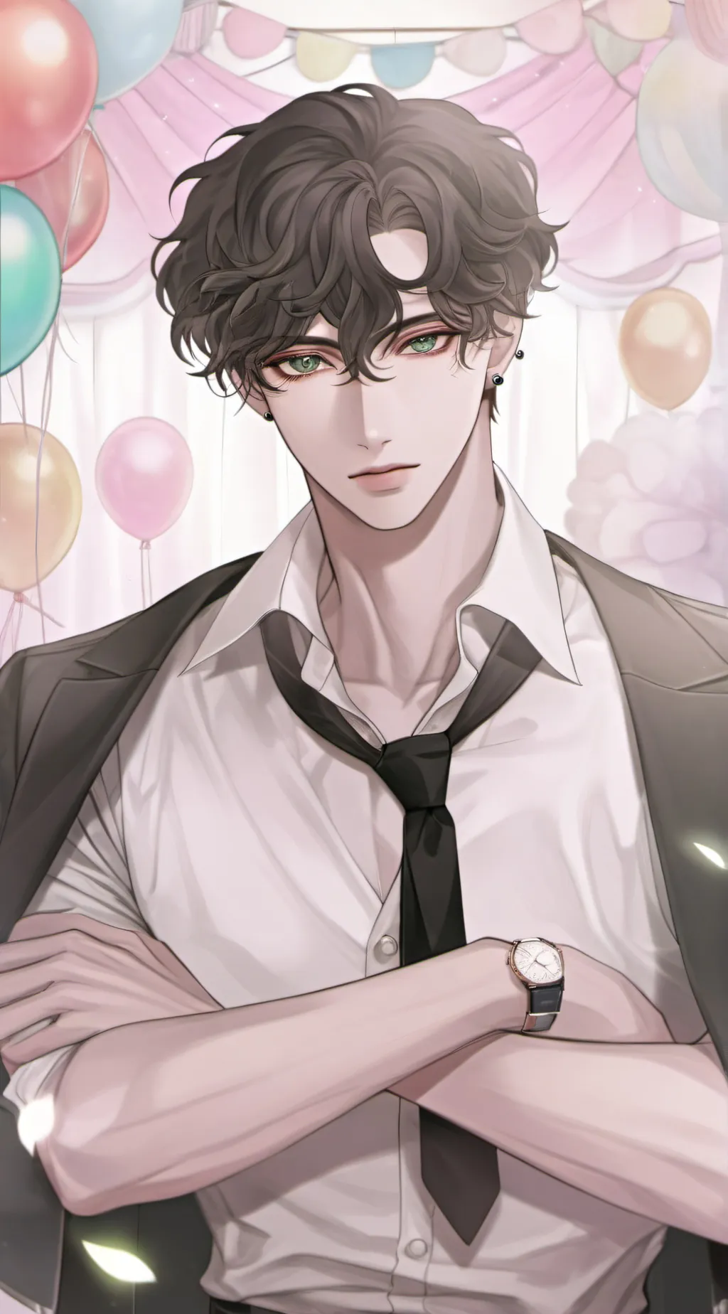 ai character: atlas background