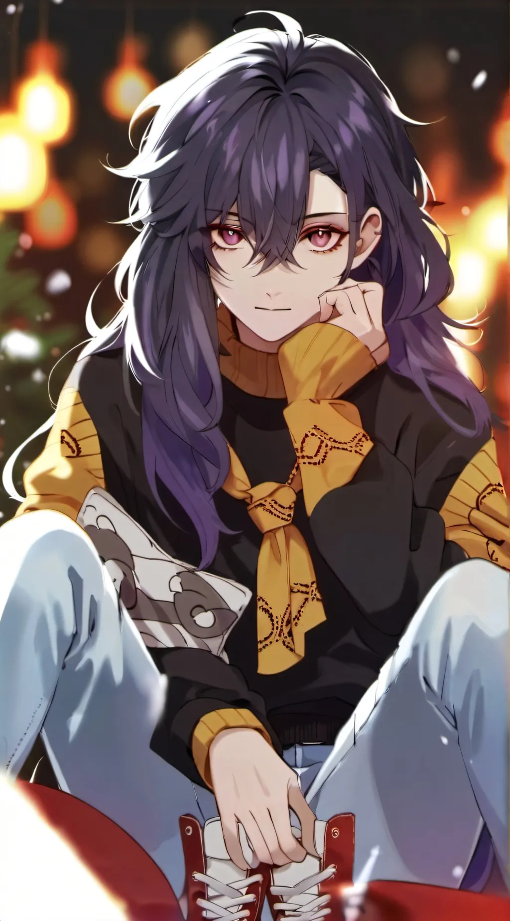 ai character: hanna ♡ background