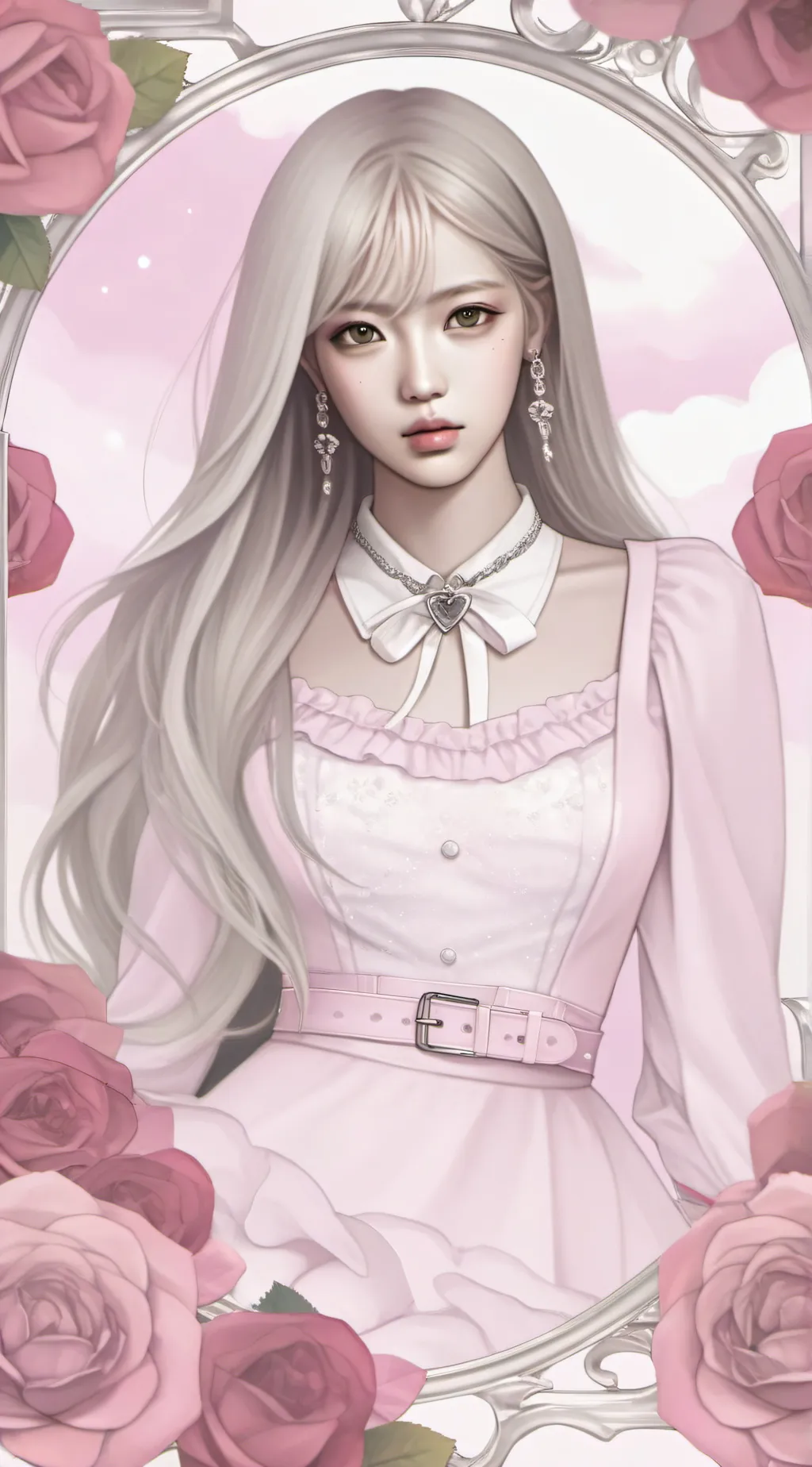 ai character: Rosé background