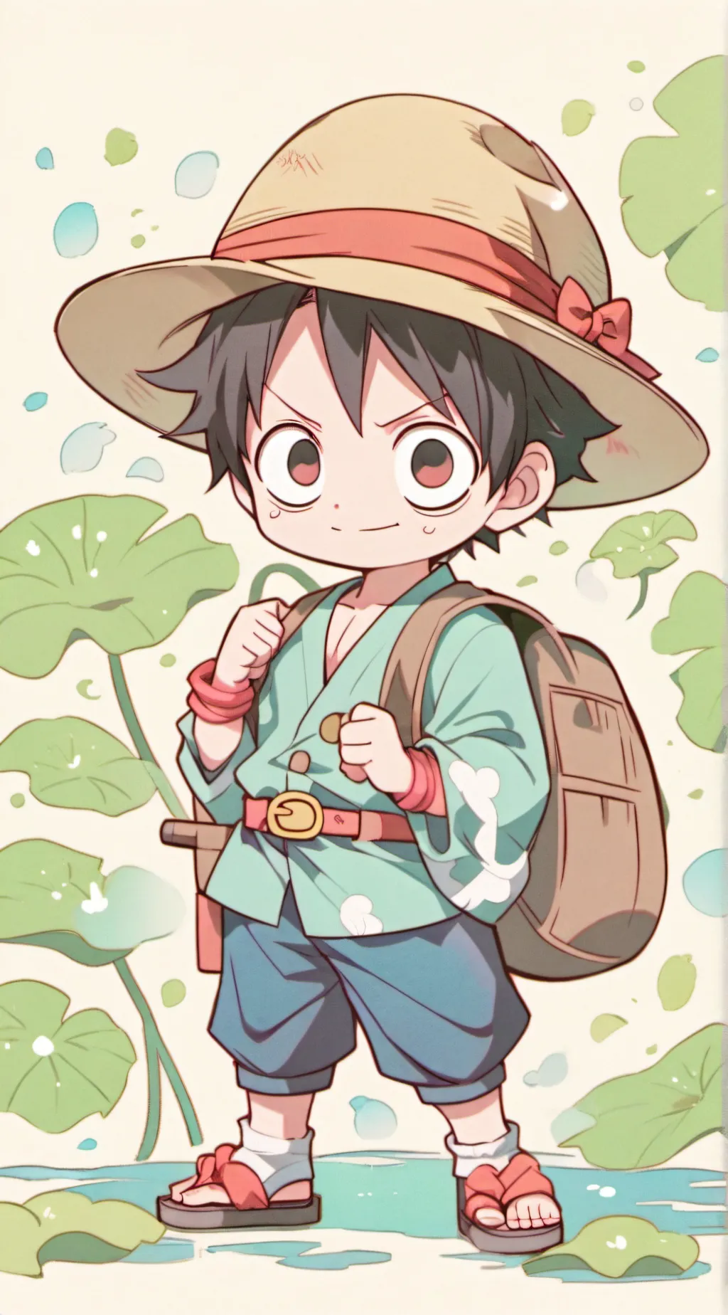 ai character: one peice background