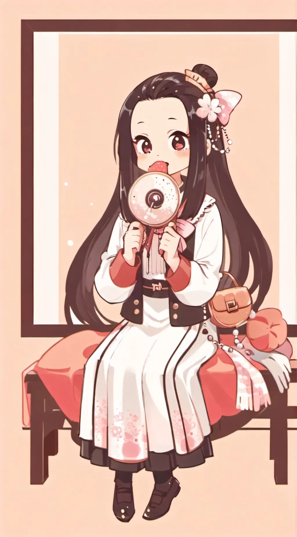 ai character: NEZUKO in FPE background