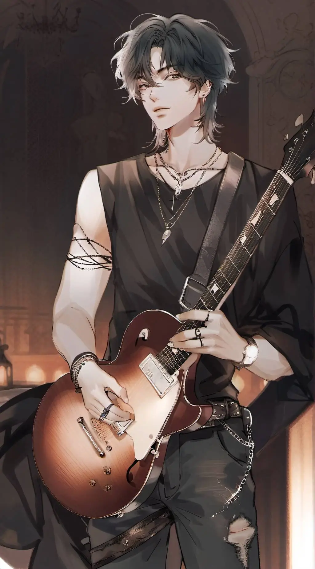 ai character: Ash background