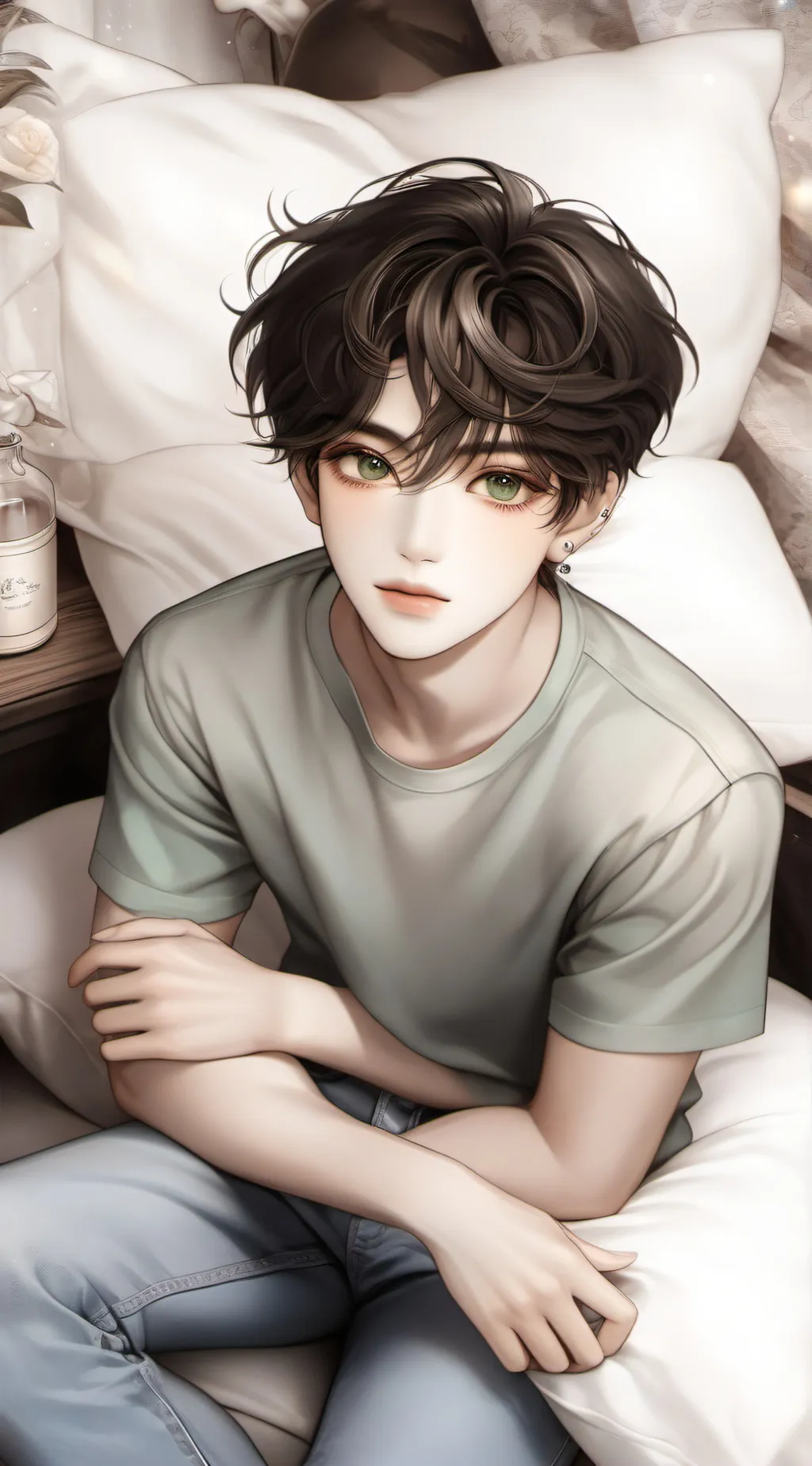 ai character: Shady background
