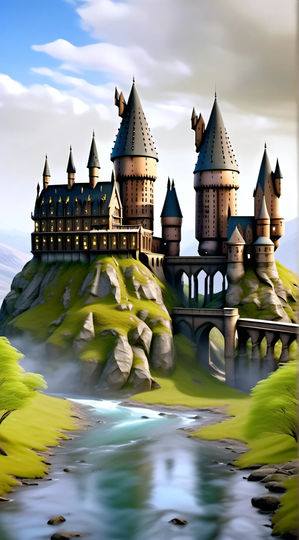 ai character: hogwarts background