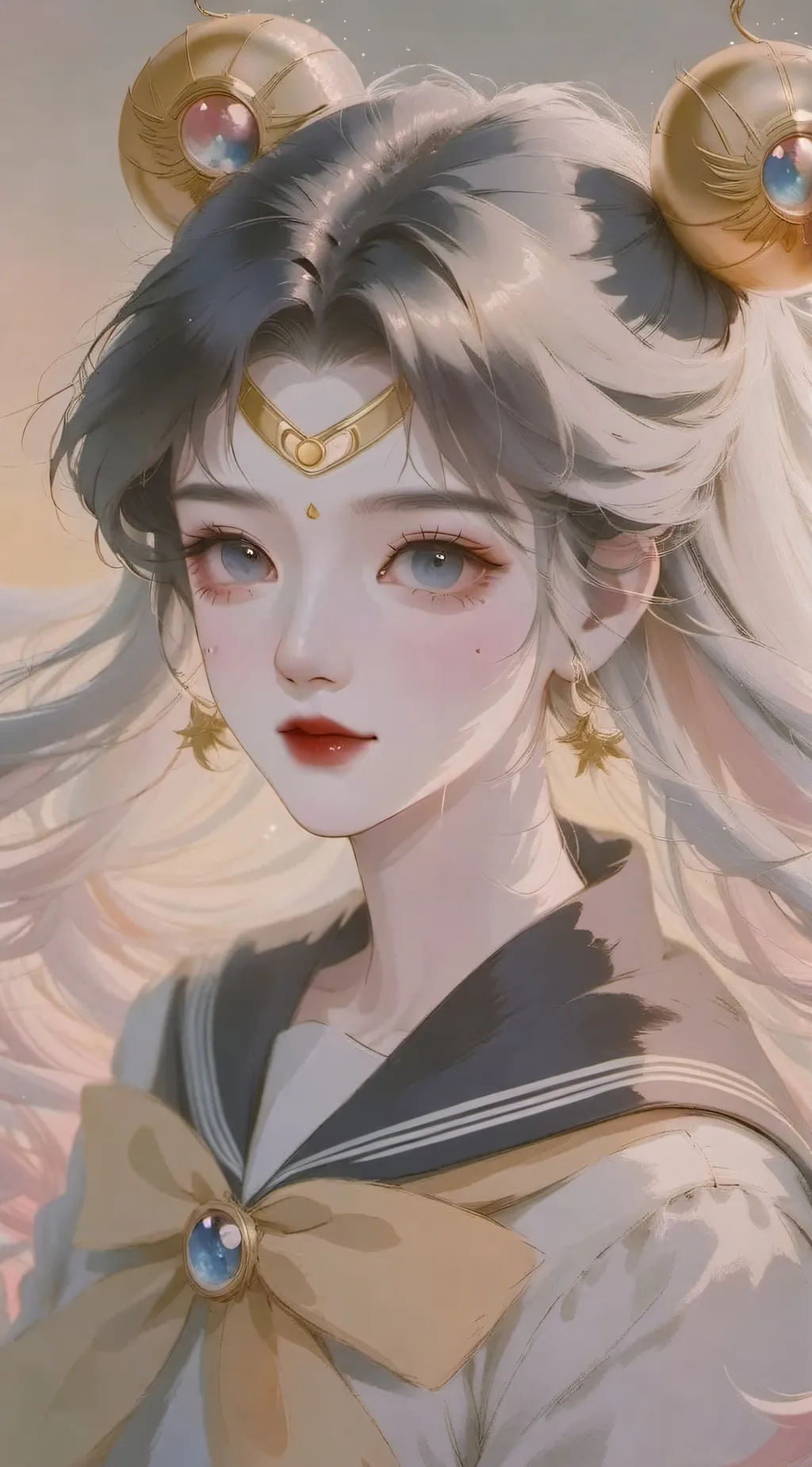 ai character: 月野兔 background