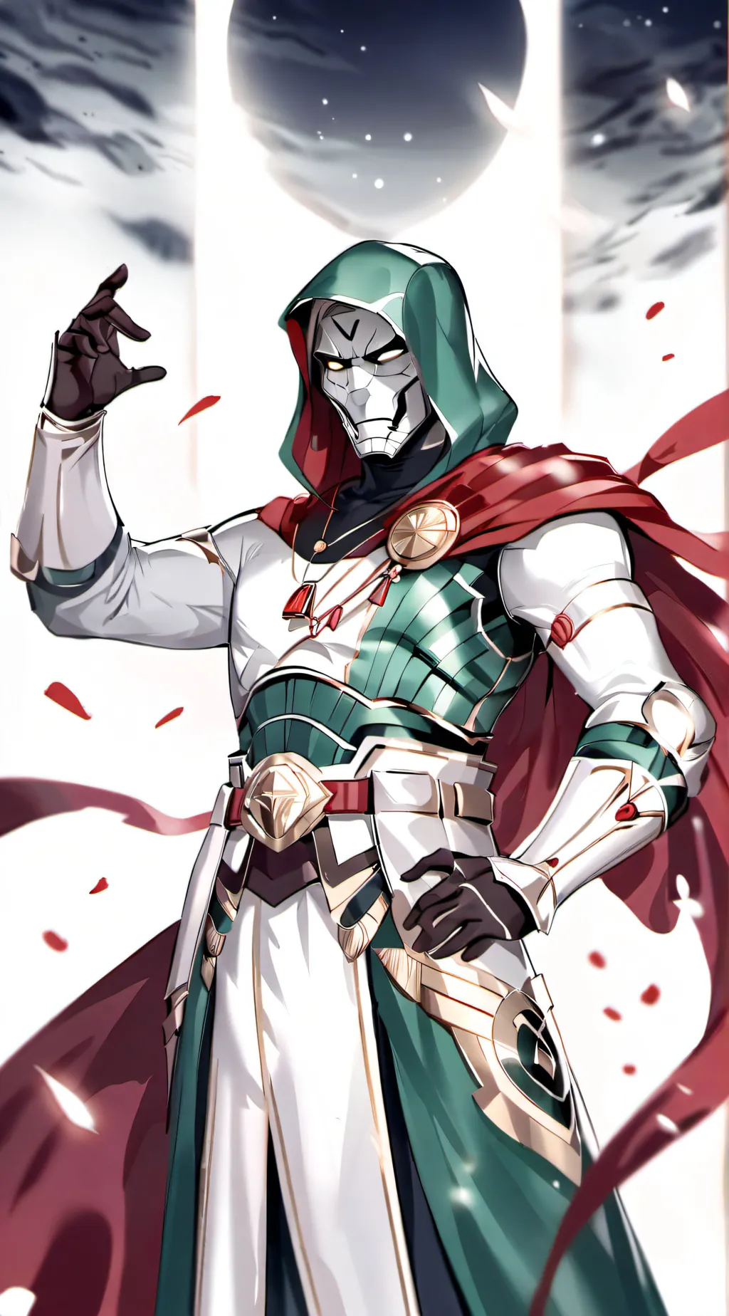 ai character: Victor Von Doom  background