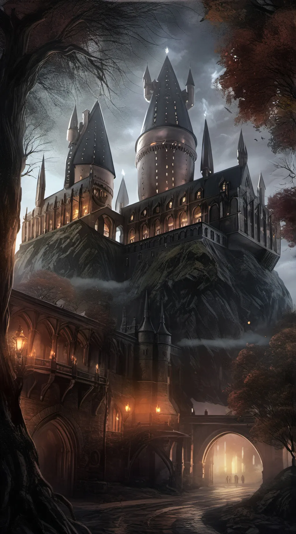 ai character: hogwarts  background