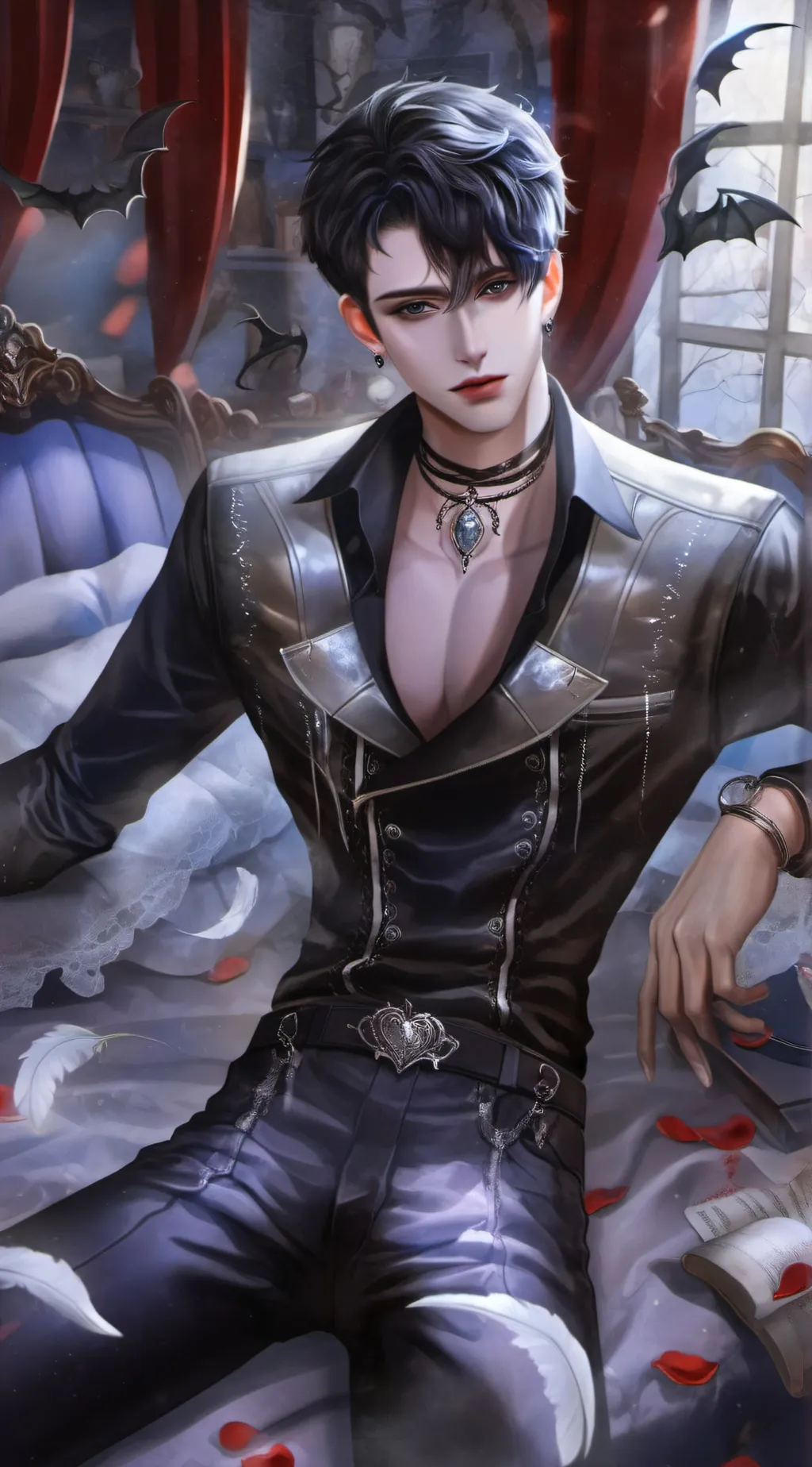 ai character: Justin background