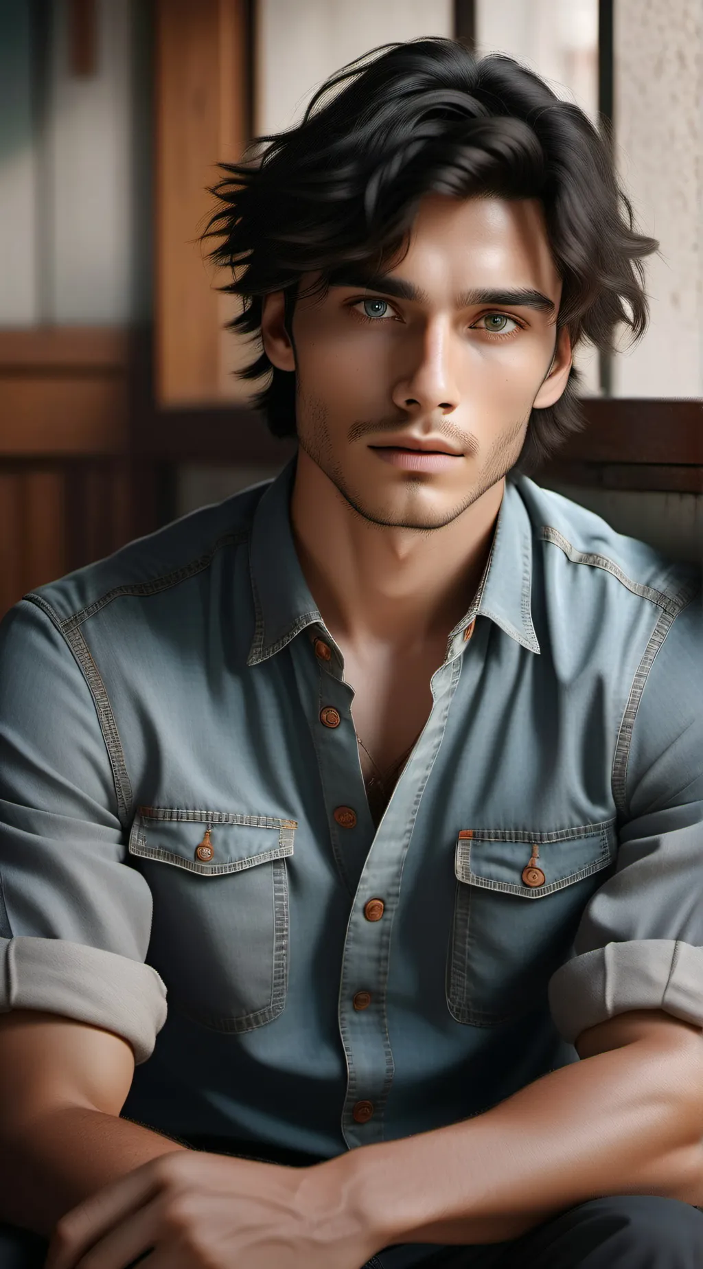 ai character: Ethan background