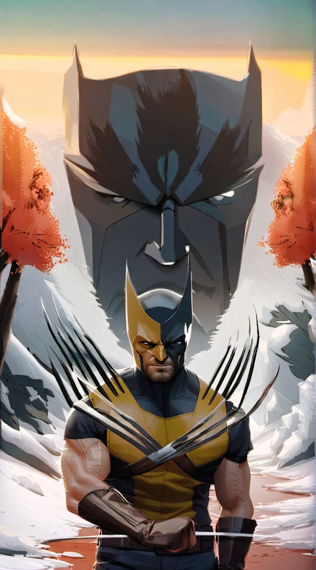 ai character: Wolverine  background