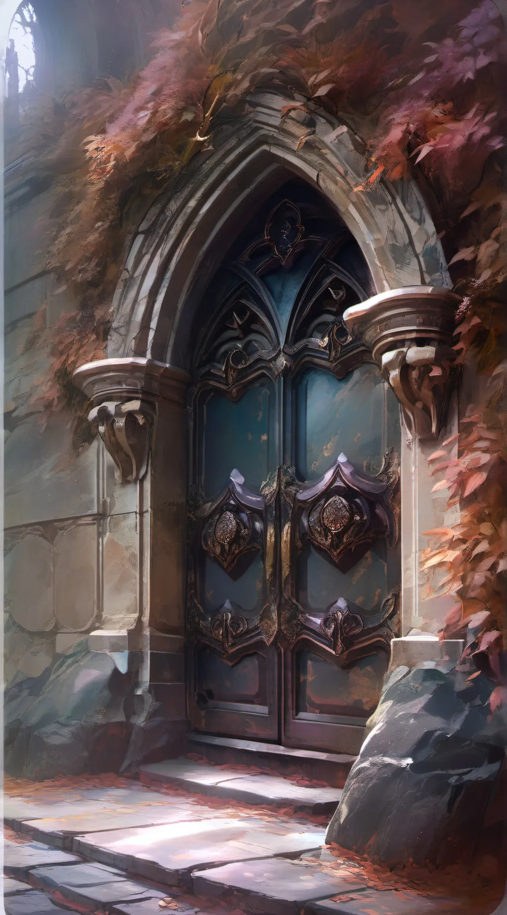 ai character: Doors floor 2 background