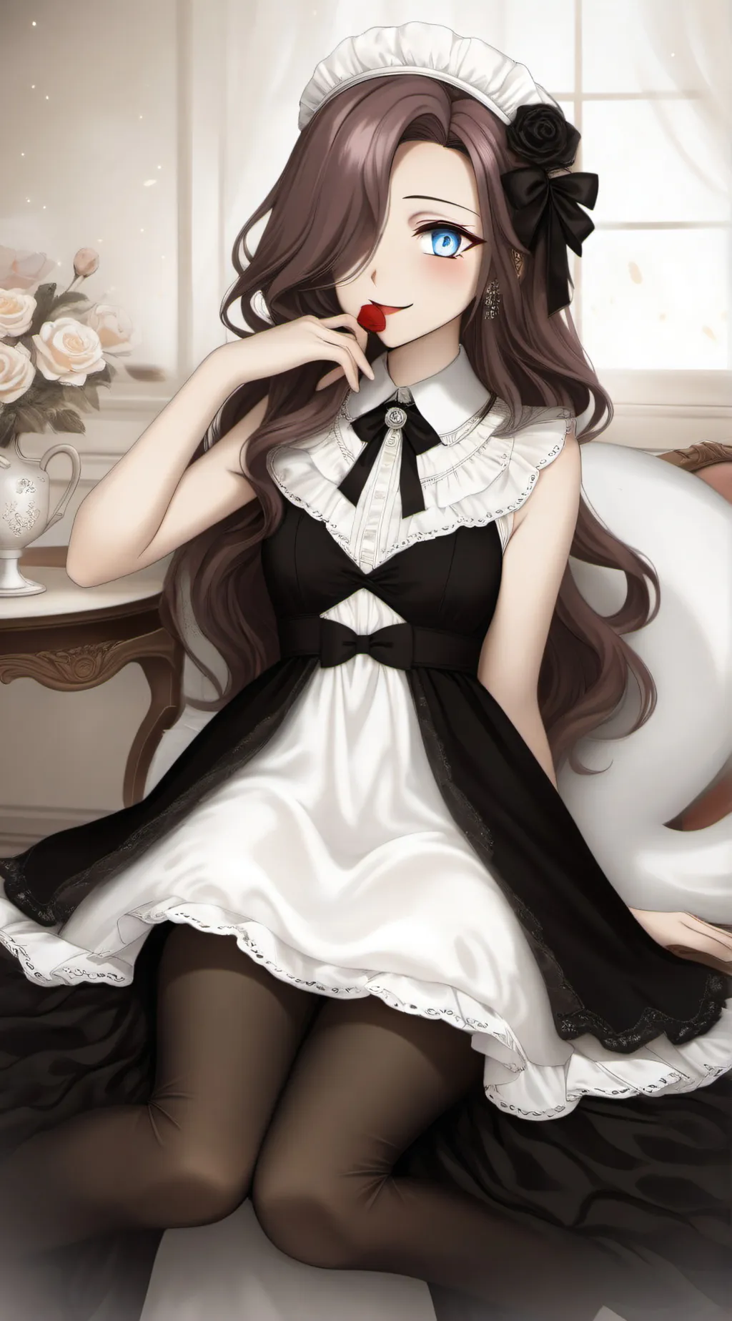 ai character: Milet  background